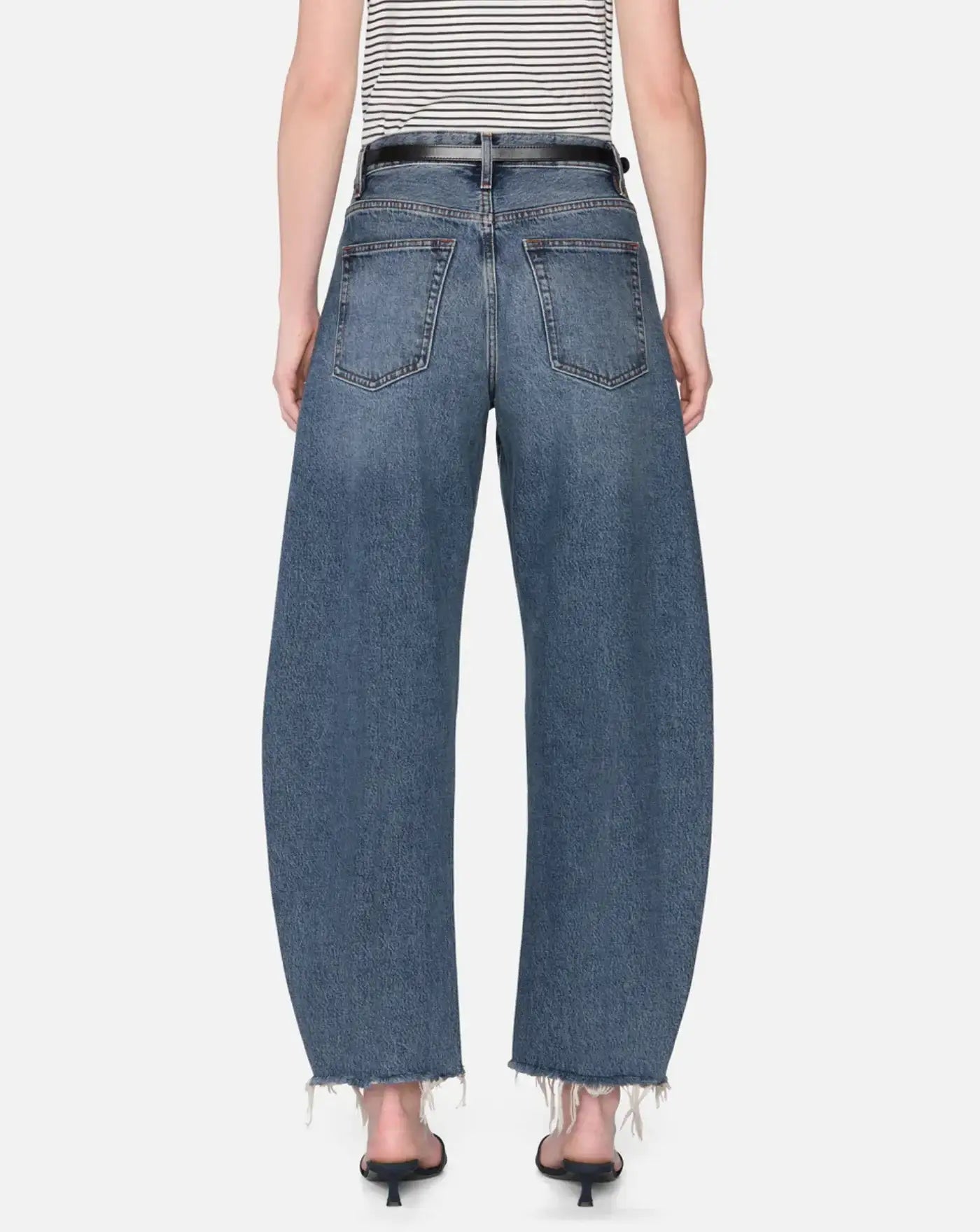 Denim Frame The Bubble Crop Knock Out 2027FR210 KORF FRAME