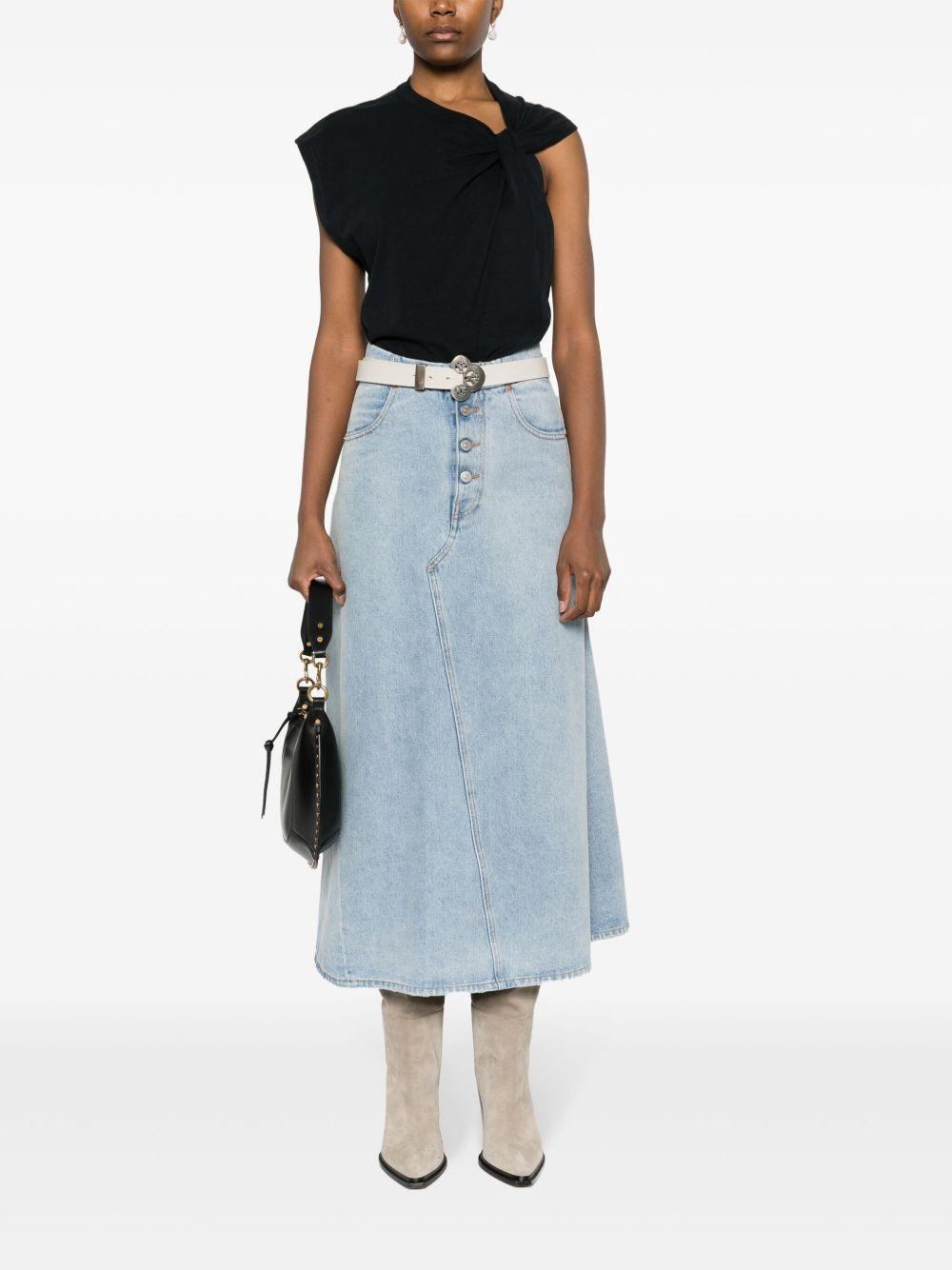 Top Isabel Marant Nayda TS0175FAA1N41I 01BK ISABEL MARANT