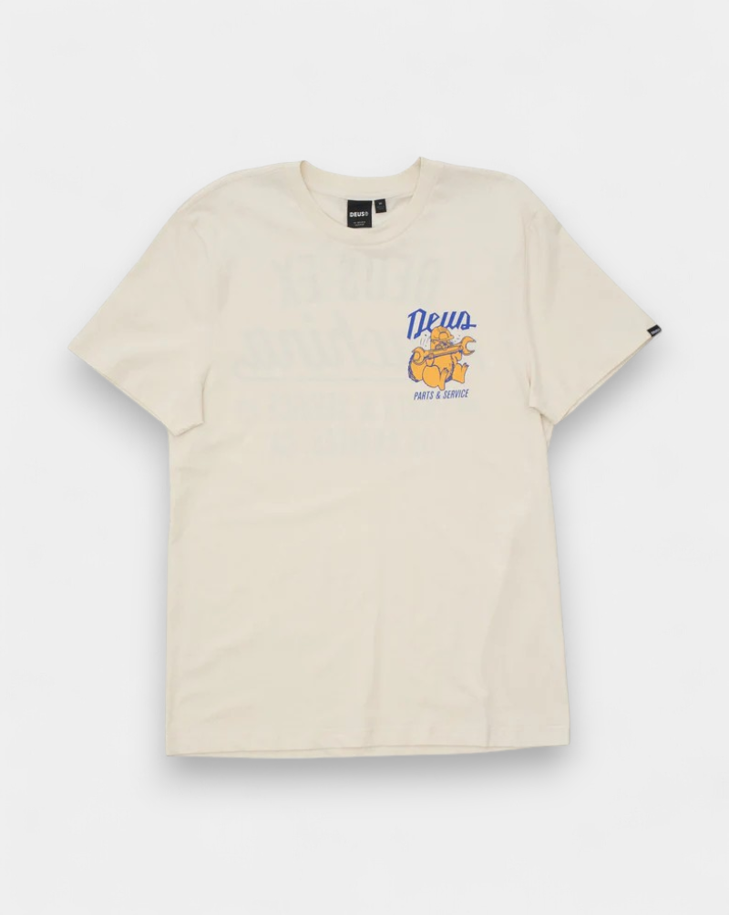 Camiseta Deus Ex Machina Overbite DMP251953C DIRTY WHITE DEUS EX MACHINA