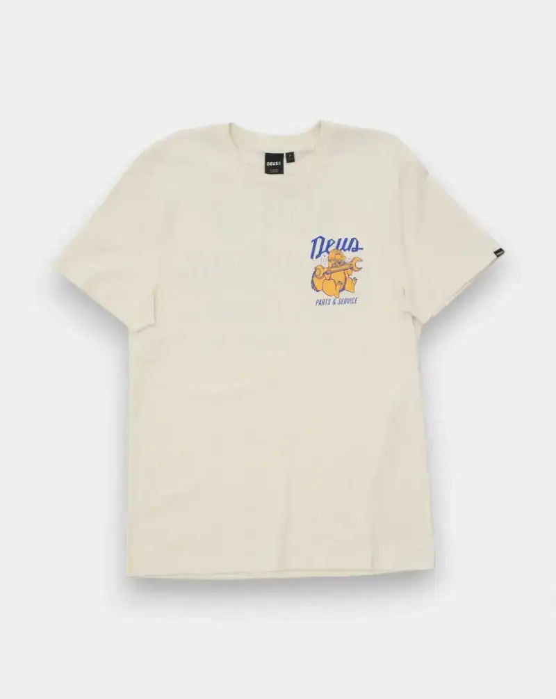 Camiseta Deus Ex Machina Overbite DMP251953C DIRTY WHITE DEUS EX MACHINA