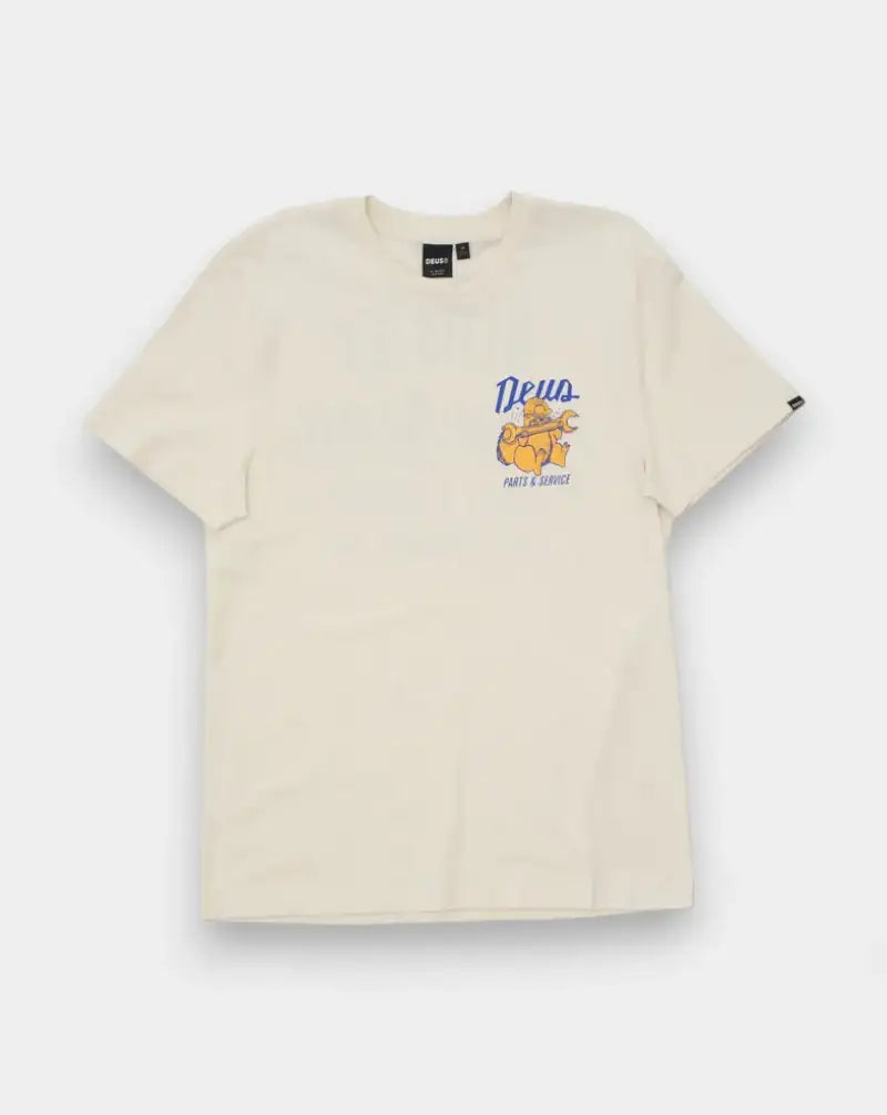 Camiseta Deus Ex Machina Overbite DMP251953C DIRTY WHITE DEUS EX MACHINA