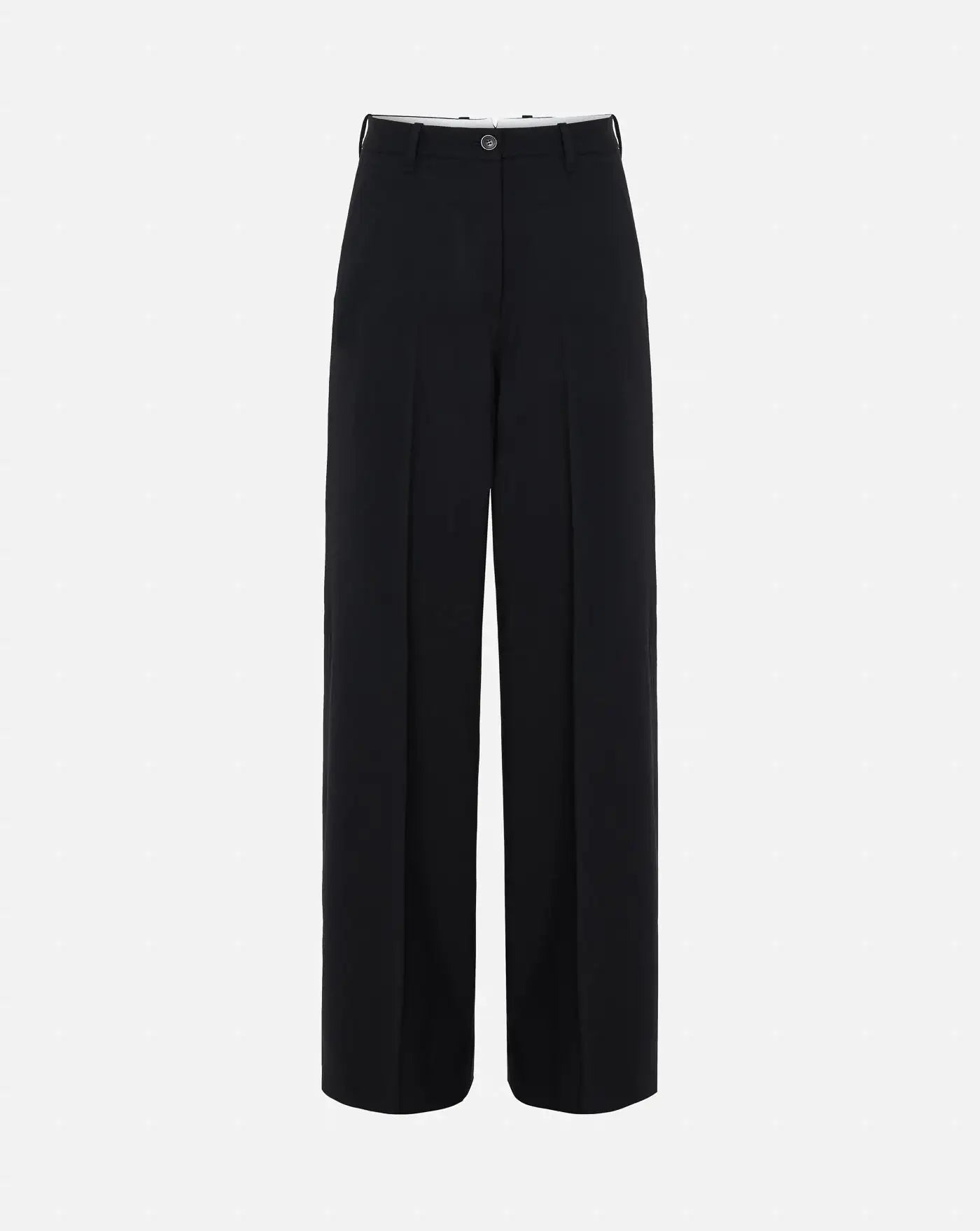 Pantalon Nine in the Morining Nadia Chino Palazzo 9FW24NAC112 NERO NINE IN THE MORNING