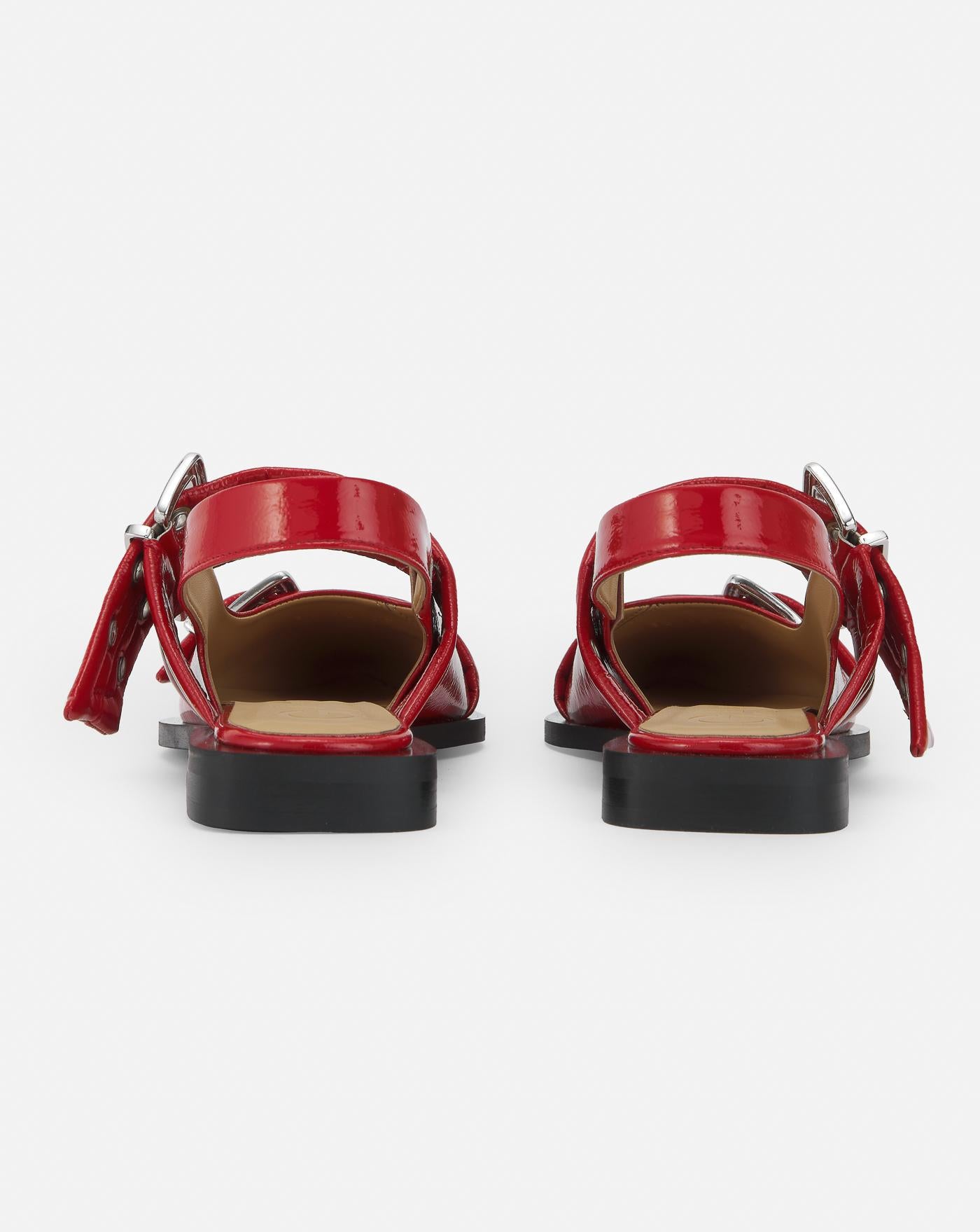 Zapatos Ganni Feminine Buckle Ballerina S2843 474 GANNI