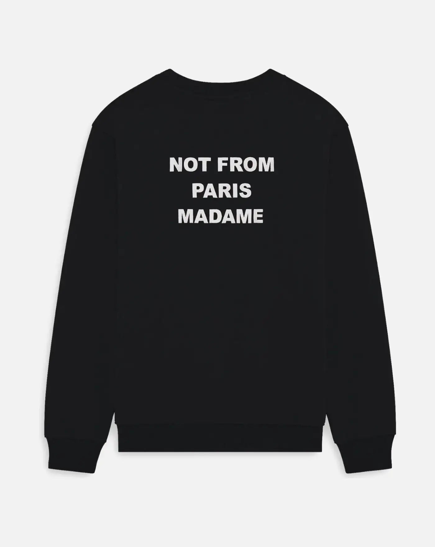 Sudadera Drole de Monsieur Bold Slogan Sweatshirt<BR/> SW149 CO127 BL DROLE DE MONSIEUR