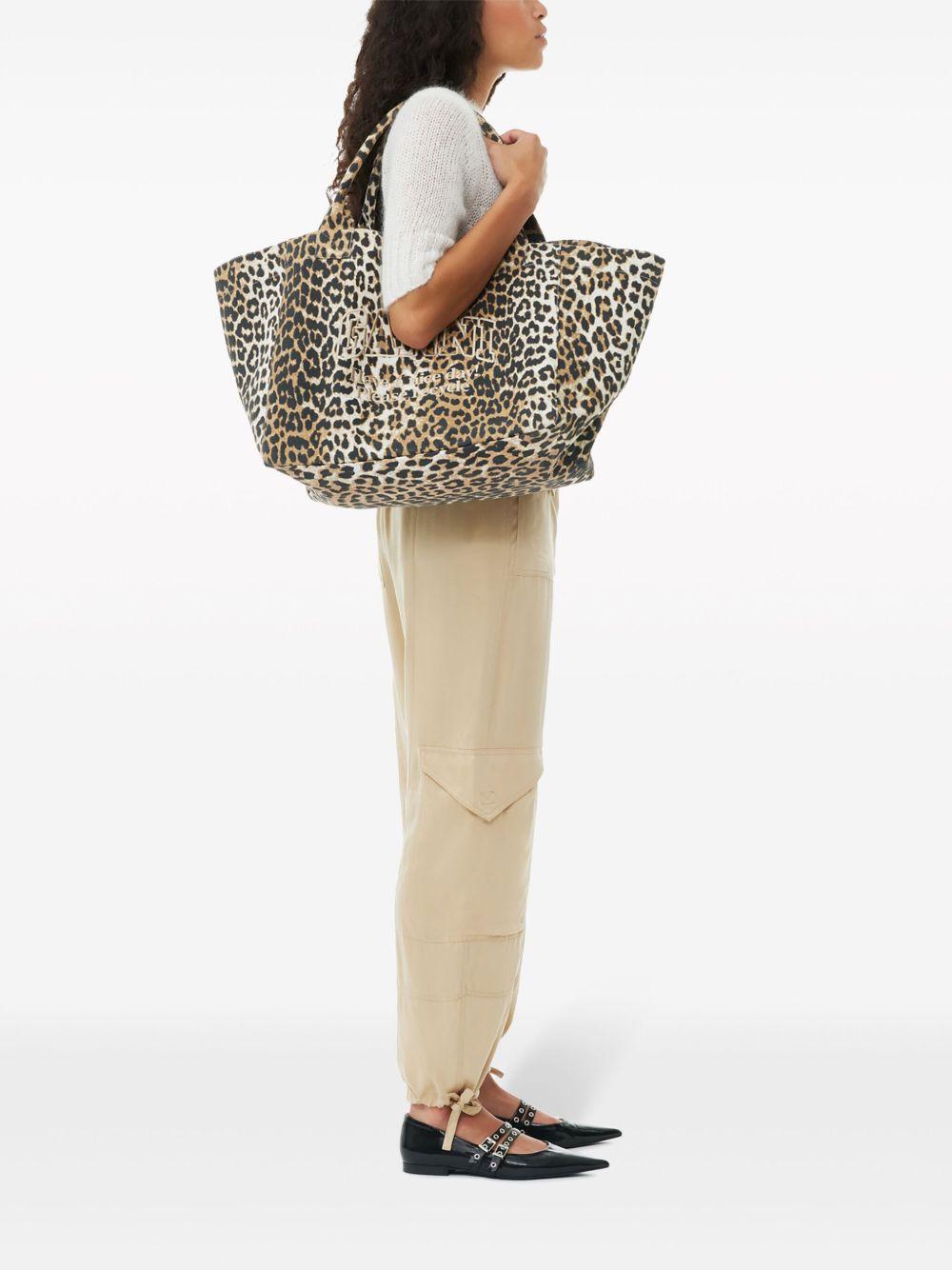 Bolso Ganni Shopper XXL Print A5822 943 GANNI