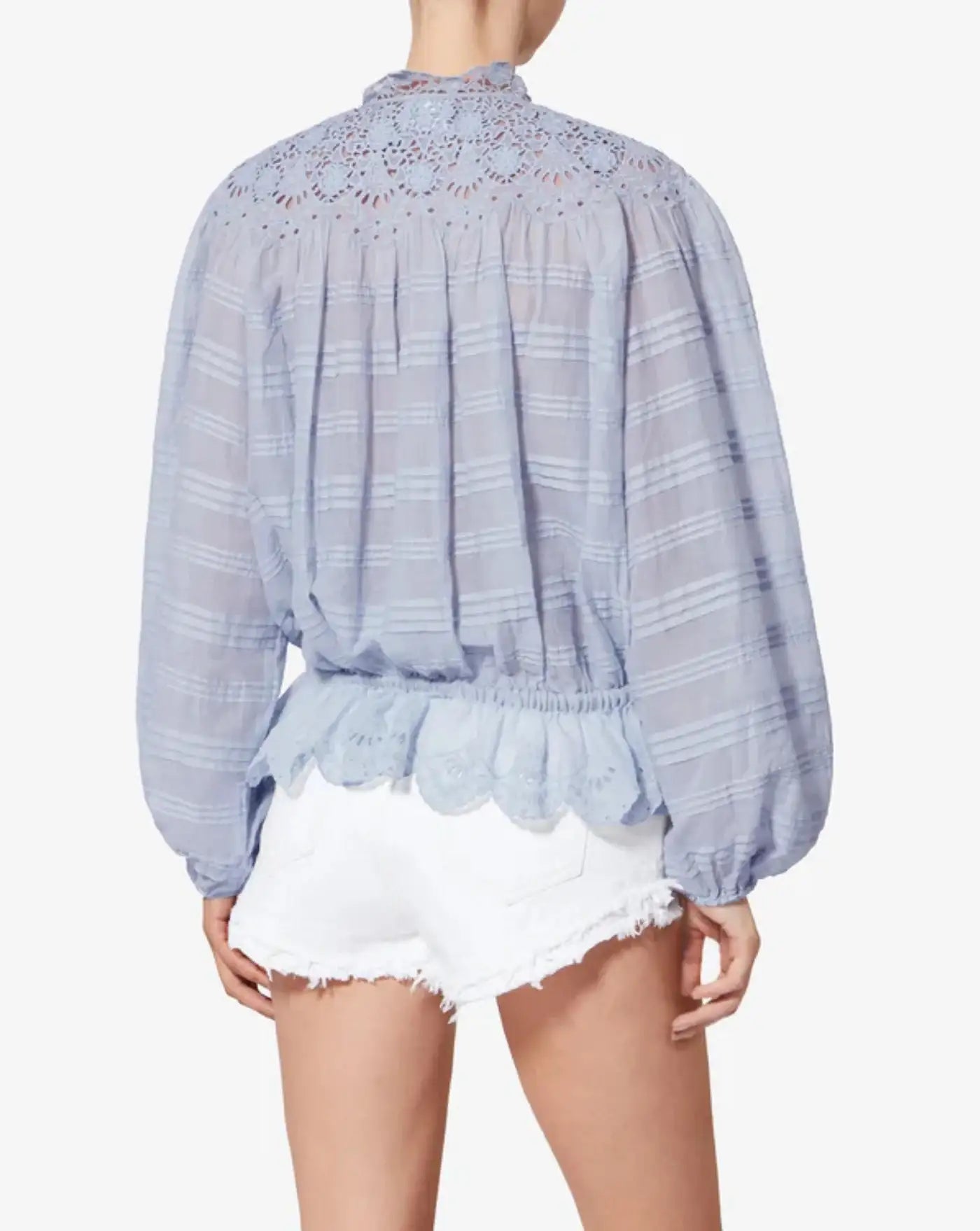 Blusa Isabel Marant Polly HT0767FAD1J05E 30LU ISABEL MARANT