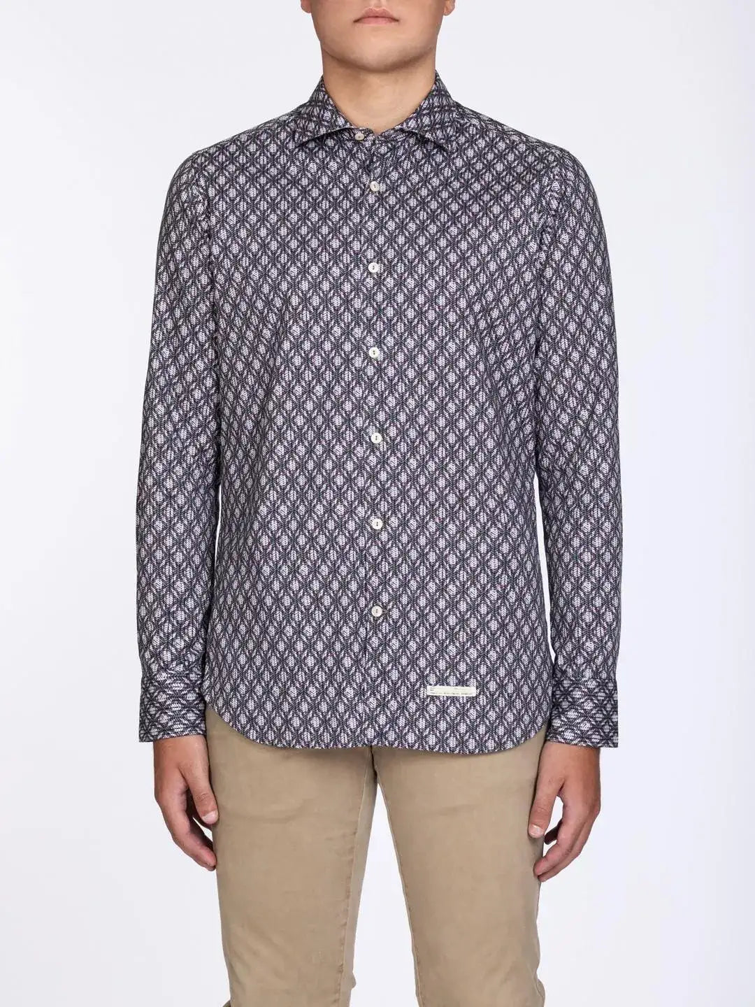 Camisa Tintoria Mattei Estampado 1RCRNJWFX1 25 TINTORIA MATTEI