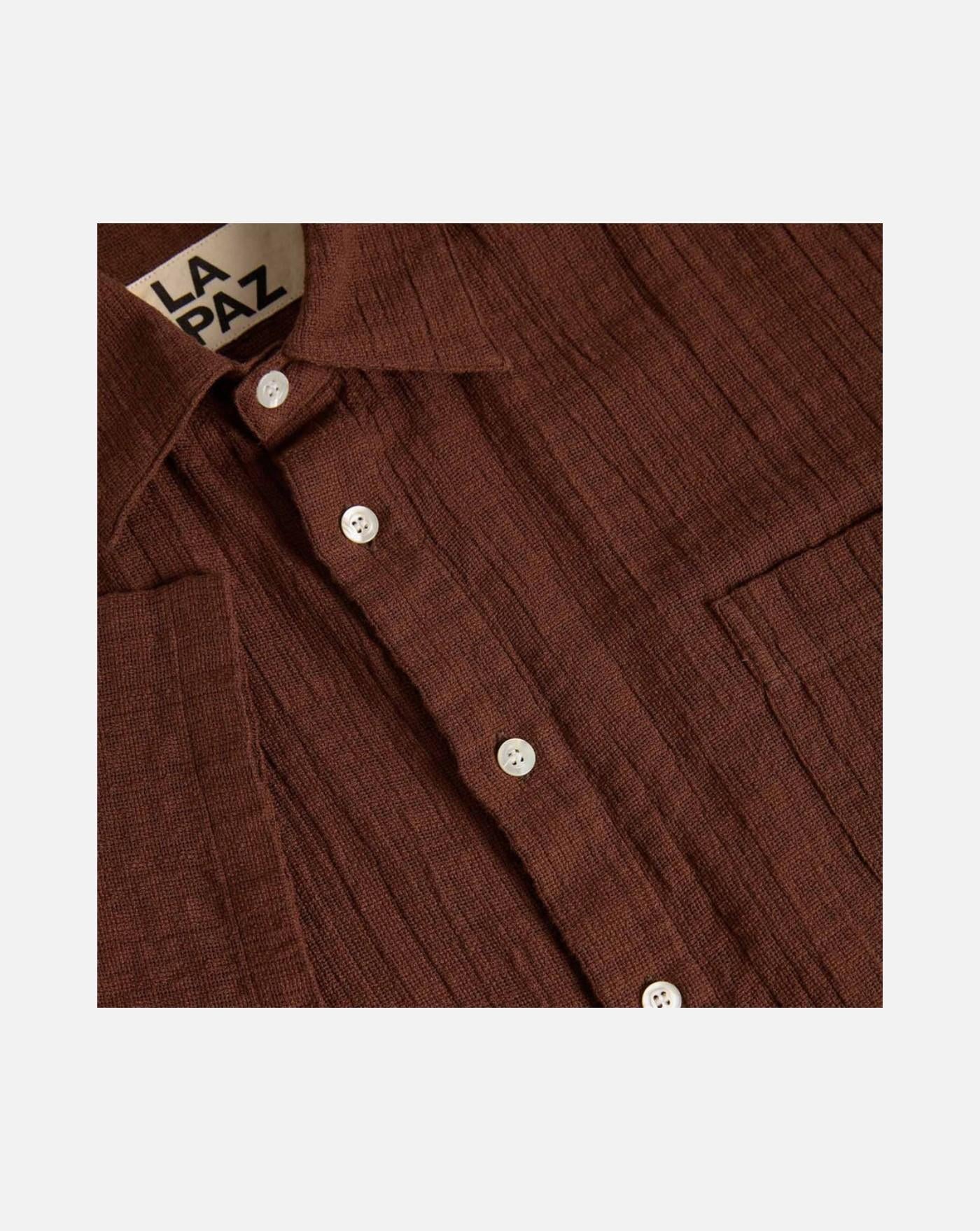 Camisa Roque Baggy de La Paz SS260140910 AZTEC BROWN LA PAZ