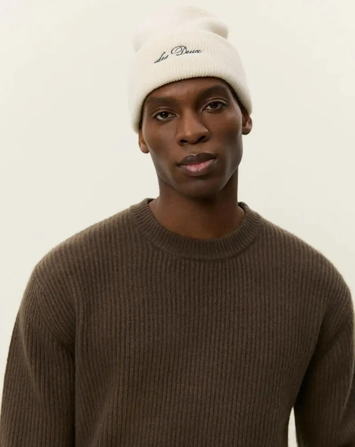 Jersey Les Deux Eddie Wool Rib Crewneck Knit 1000471 826 LES DEUX
