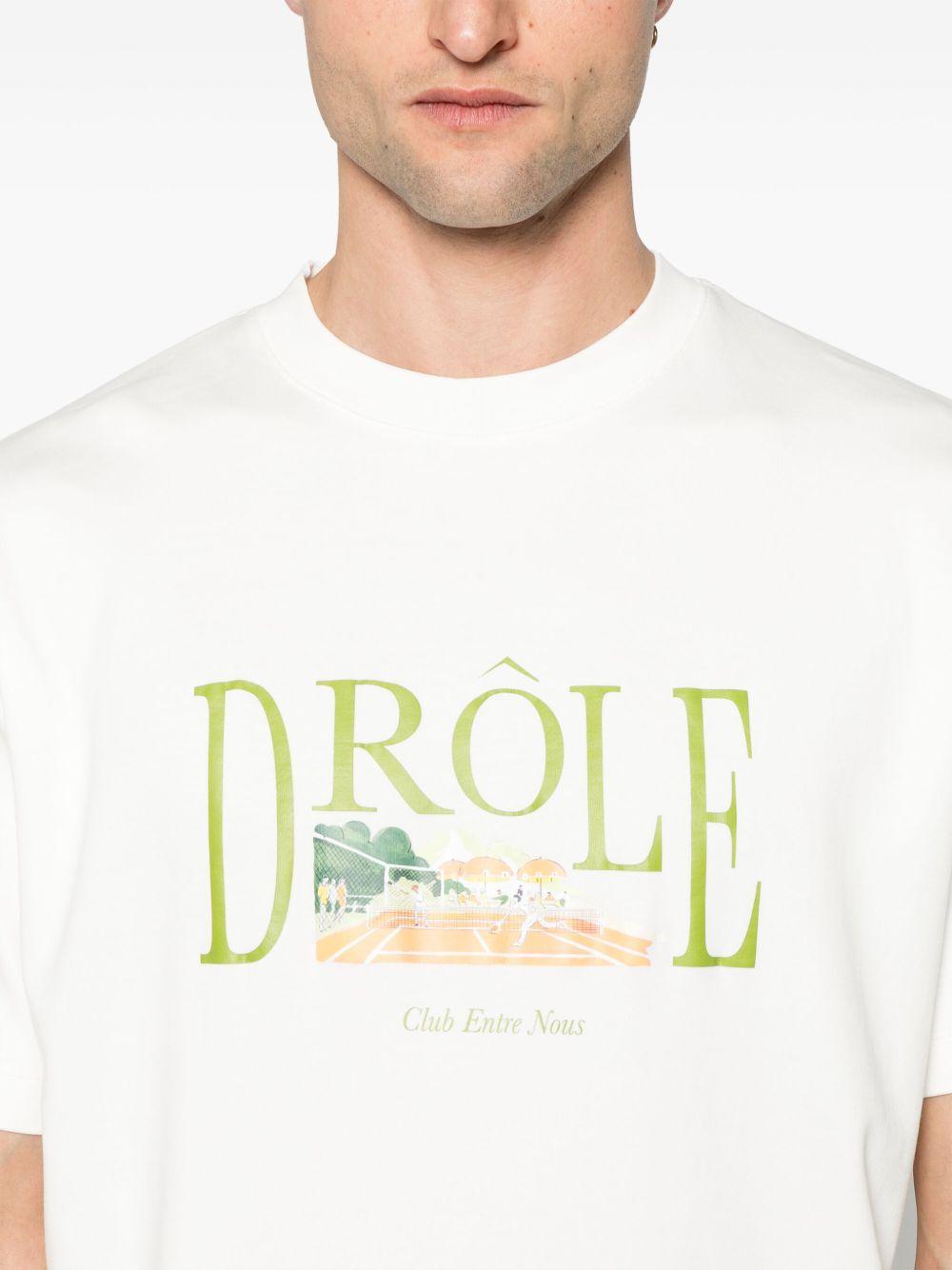 Camiseta Drole de Monsieur Tennis Court TS246 CO002 OW DROLE DE MONSIEUR