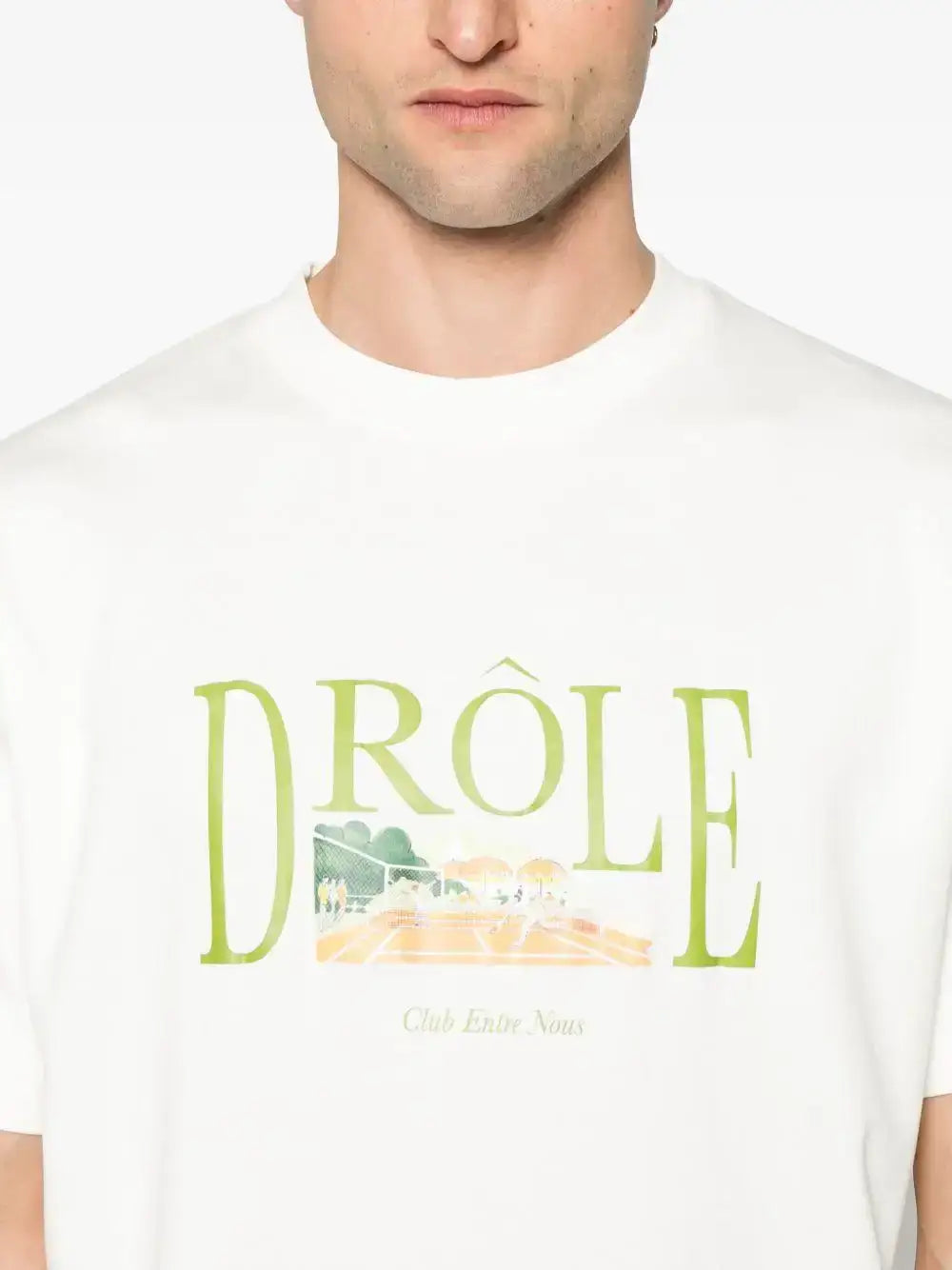 Camiseta Drole de Monsieur Tennis Court TS246 CO002 OW DROLE DE MONSIEUR