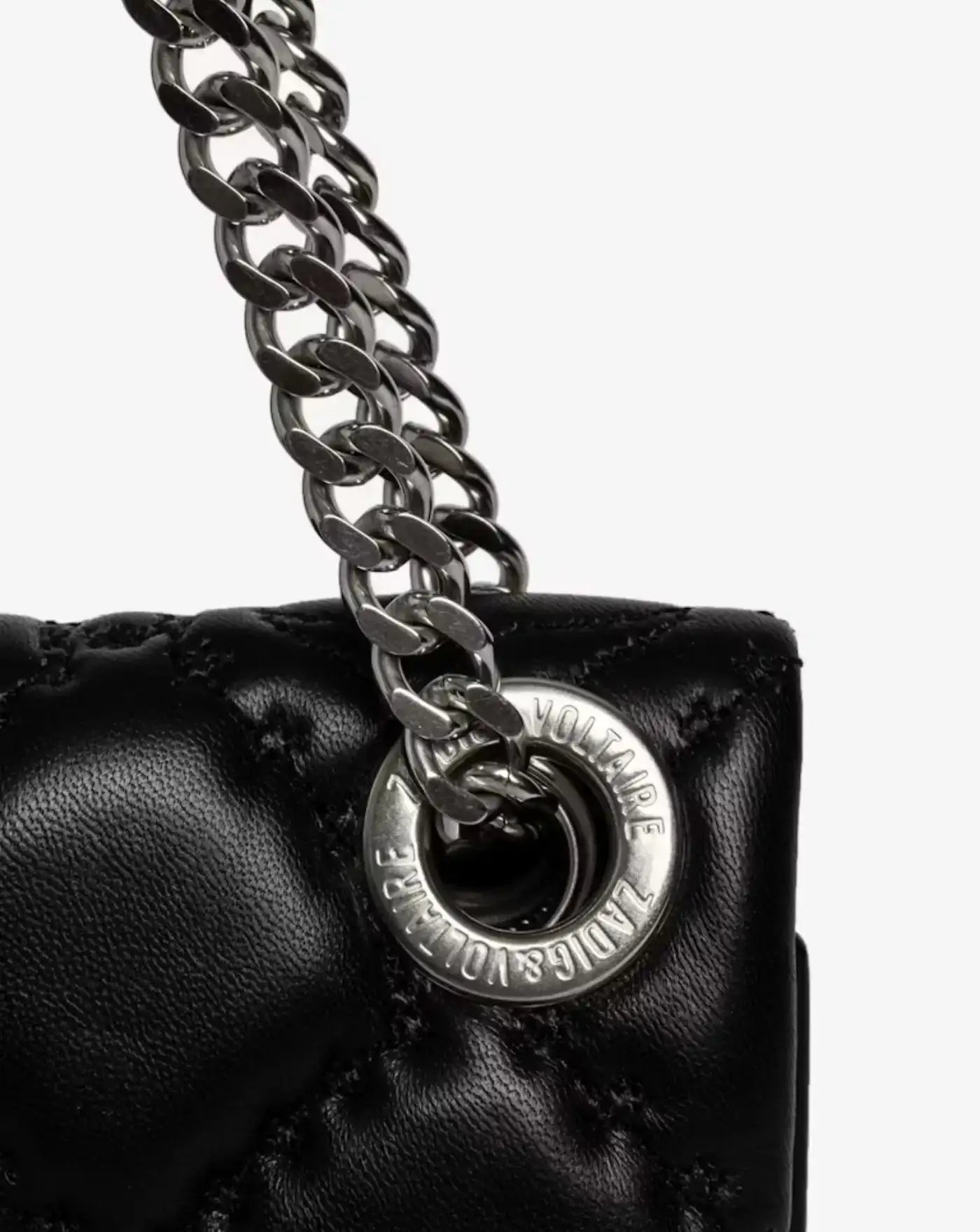 Bolso Zadig & Voltaire Rock II Quilted Monogram LWBA04053 011 ZADIG & VOLTAIRE