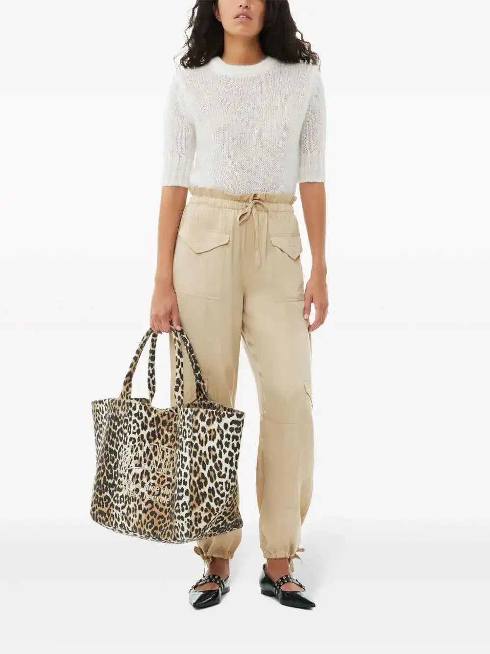 Bolso Ganni Shopper XXL Print A5822 943 GANNI