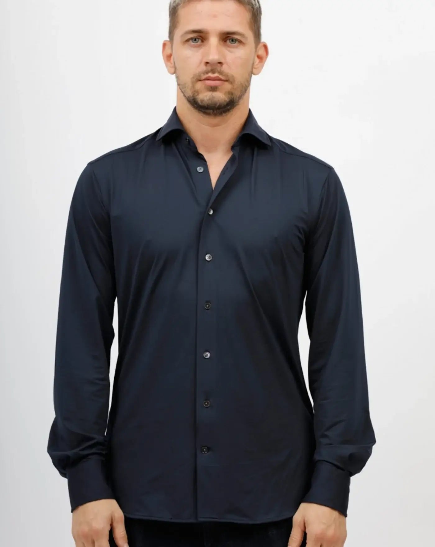 Camisa Traiano Milano T1012 311 130 PLAIN NAVY TRAIANO MILANO