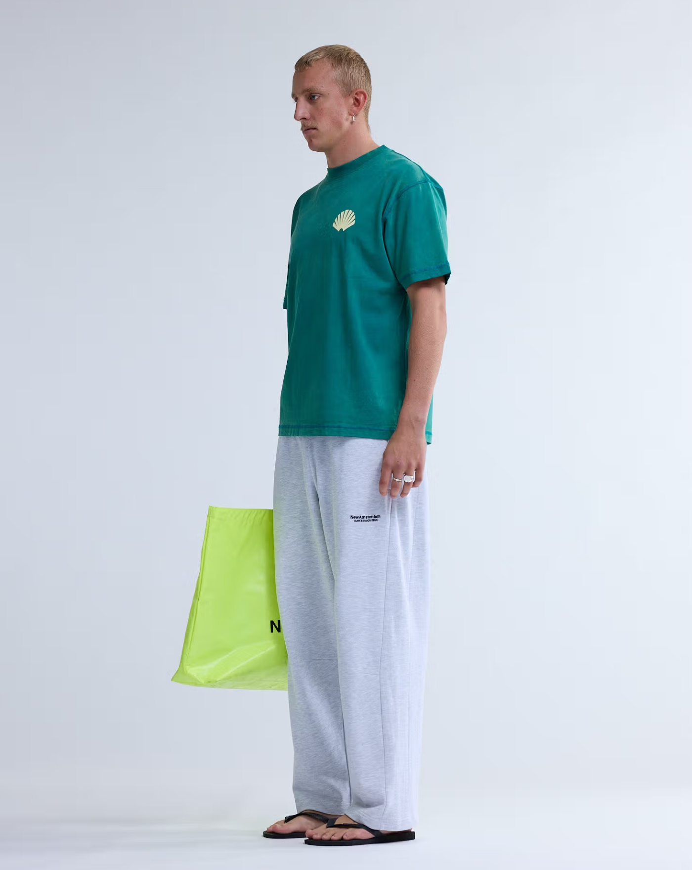 Camiseta New Amsterdam LogoTtee Sea 2601064002 GREEN/BUTTER YELLOW NEW AMSTERDAM