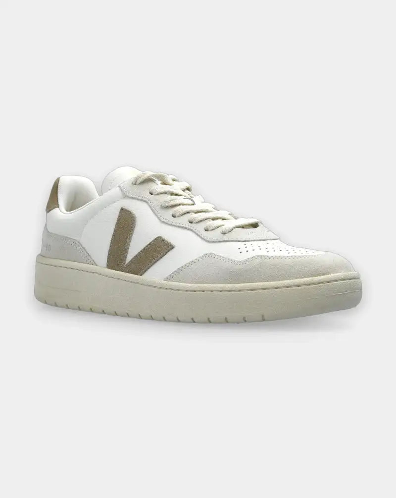 Zapatillas Veja V-90 O.T. Leather Extra White Taupe VD2020909A WHITE-TAUPE VEJA