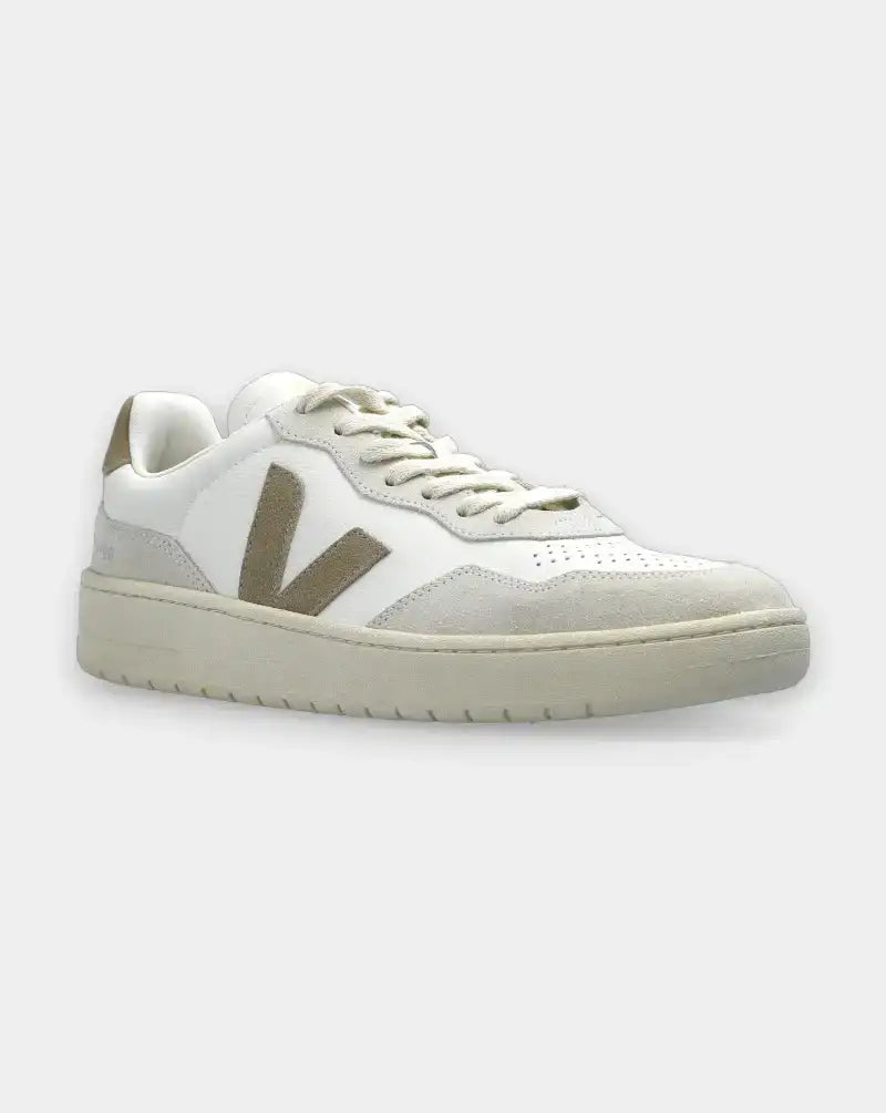Zapatillas Veja V-90 O.T. Leather Extra White Taupe VD2020909A WHITE-TAUPE VEJA