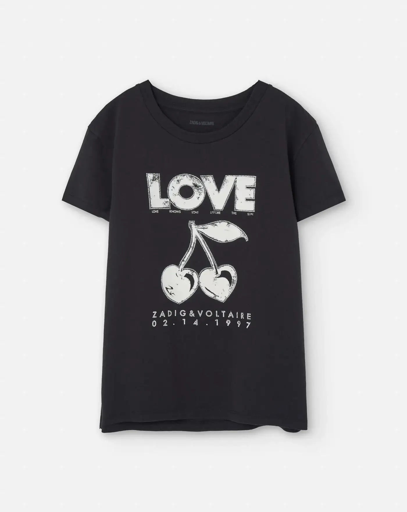 Camiseta Zadig & Voltaire Concert Cherry Love JWTS02684 BLACK ZADIG & VOLTAIRE