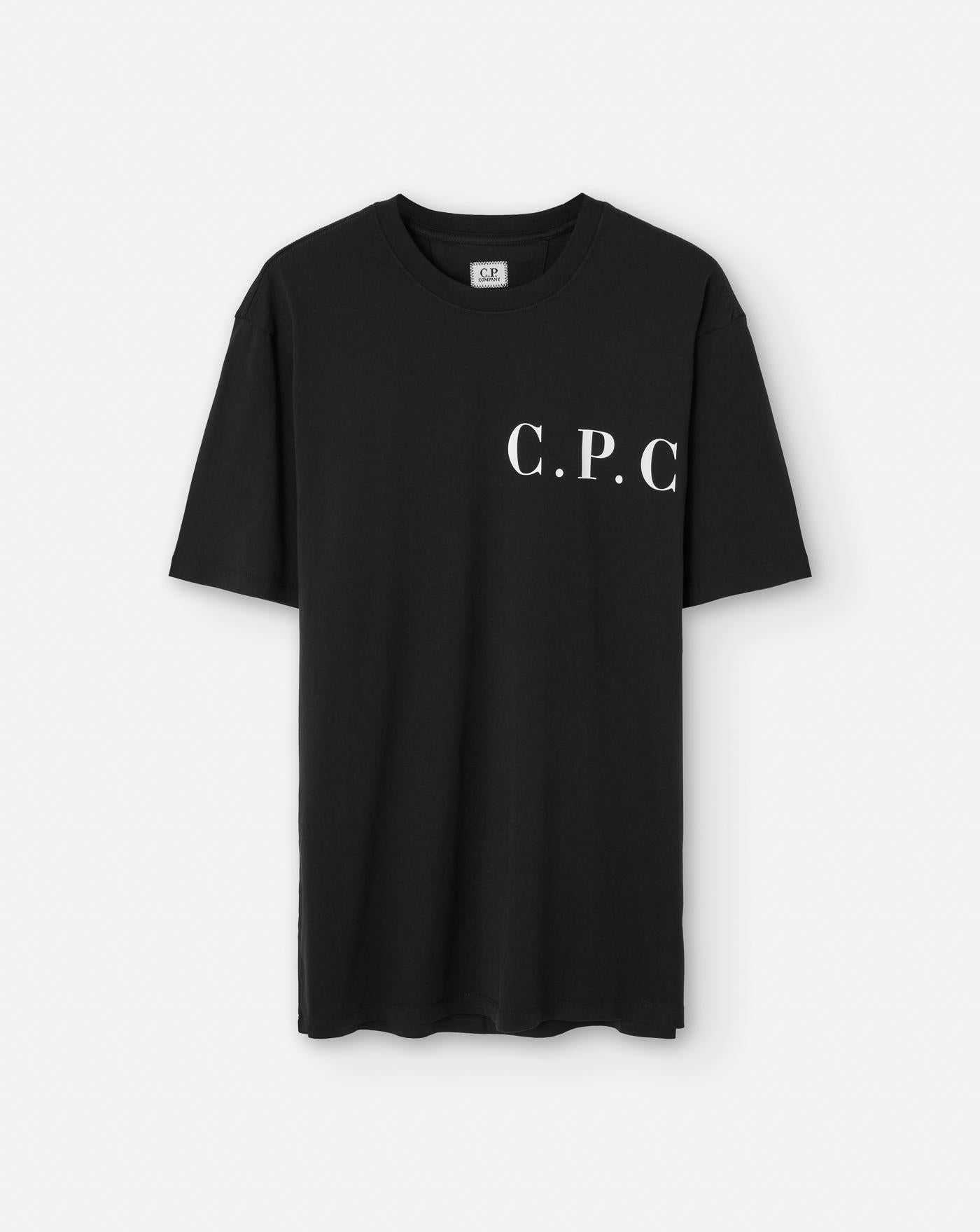 Camiseta C.P. Company Logo 18CMTS139A005100W 888 C.P. COMPANY