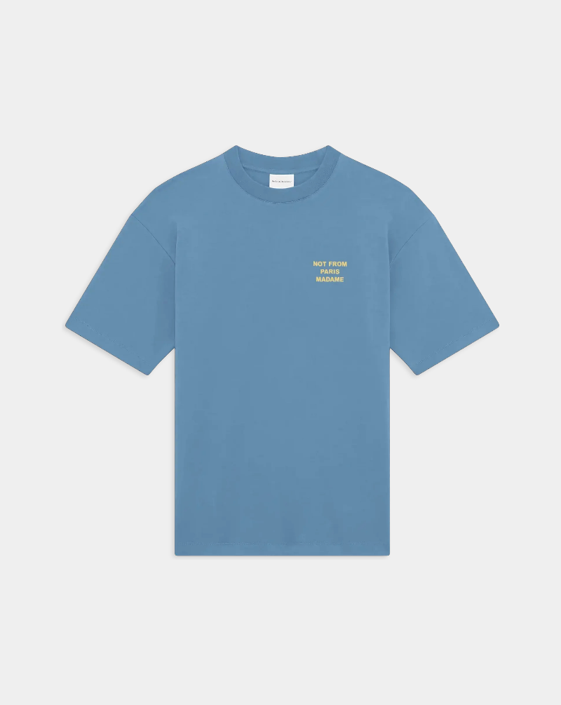 Camiseta Drole de Monsieur Le T-shirt Slogan K-TS203 CO002ATBL DROLE DE MONSIEUR