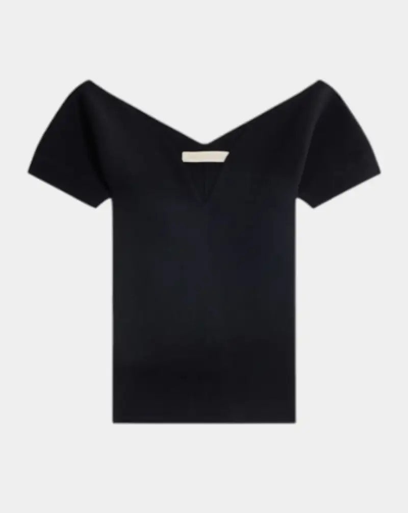 Top Vanessa Bruno Gabaret 3HVC04 V15882 BLACK VANESSA BRUNO
