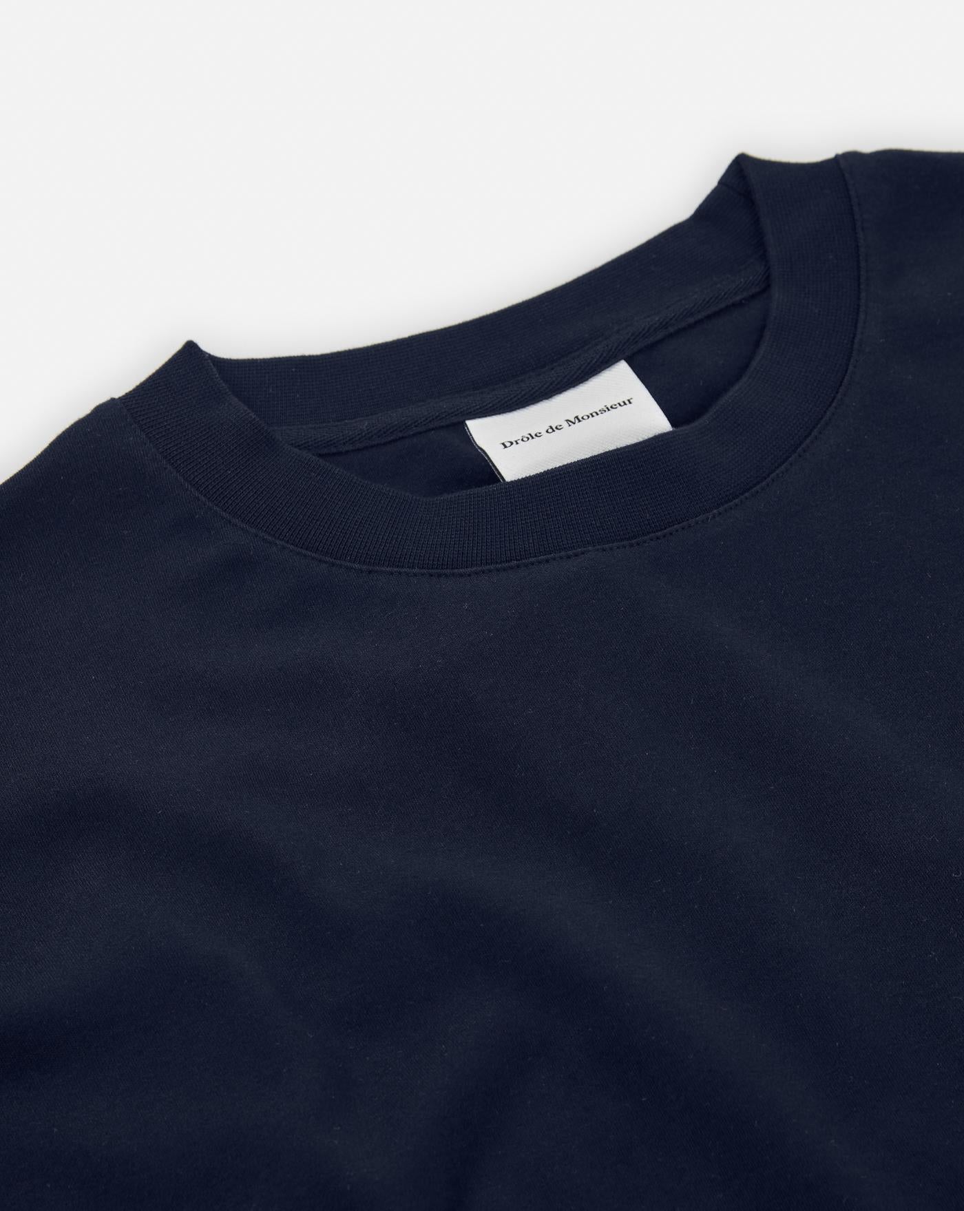 Camiseta Drole de Monsieur Le T-Shirt Slogan Esquisse TS188 CO002 NY DROLE DE MONSIEUR