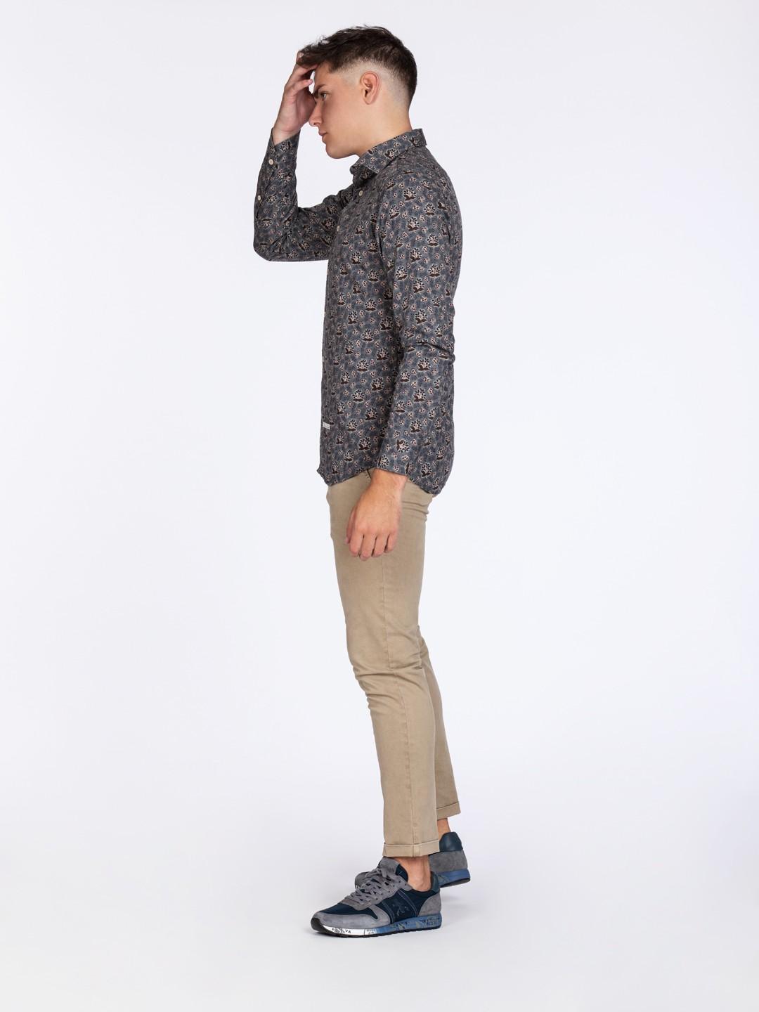 Camisa Tintoria Mattei Estampado 1RC1NJWFD1 97 TINTORIA MATTEI