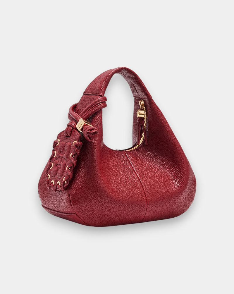 Bolso Ganni Hobo Mini Grained B2070141 09F GANNI