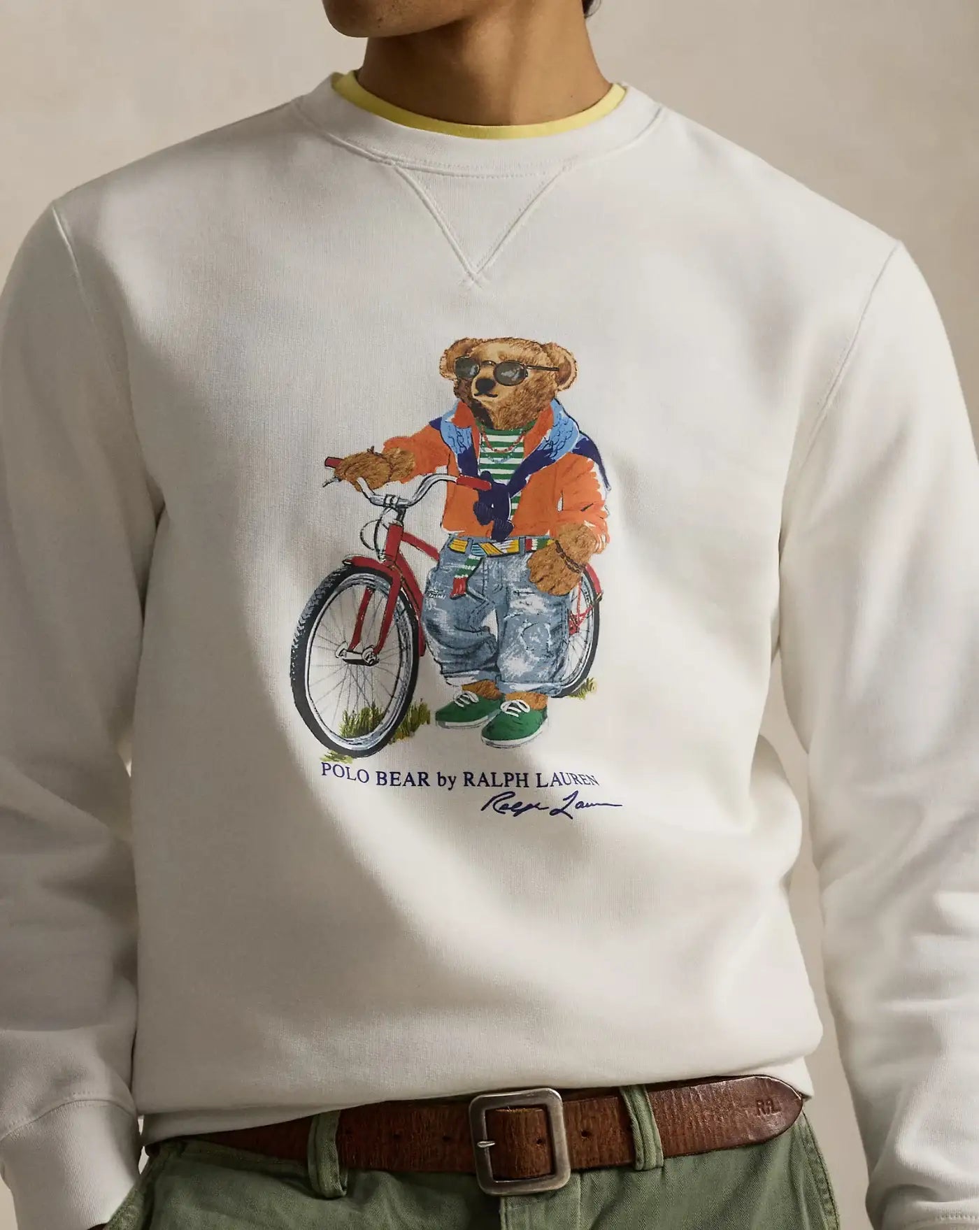 Sudadera Polo Ralph Lauren Bear 710B14616001 WHITE- SUMMER BEAR POLO RALPH LAUREN