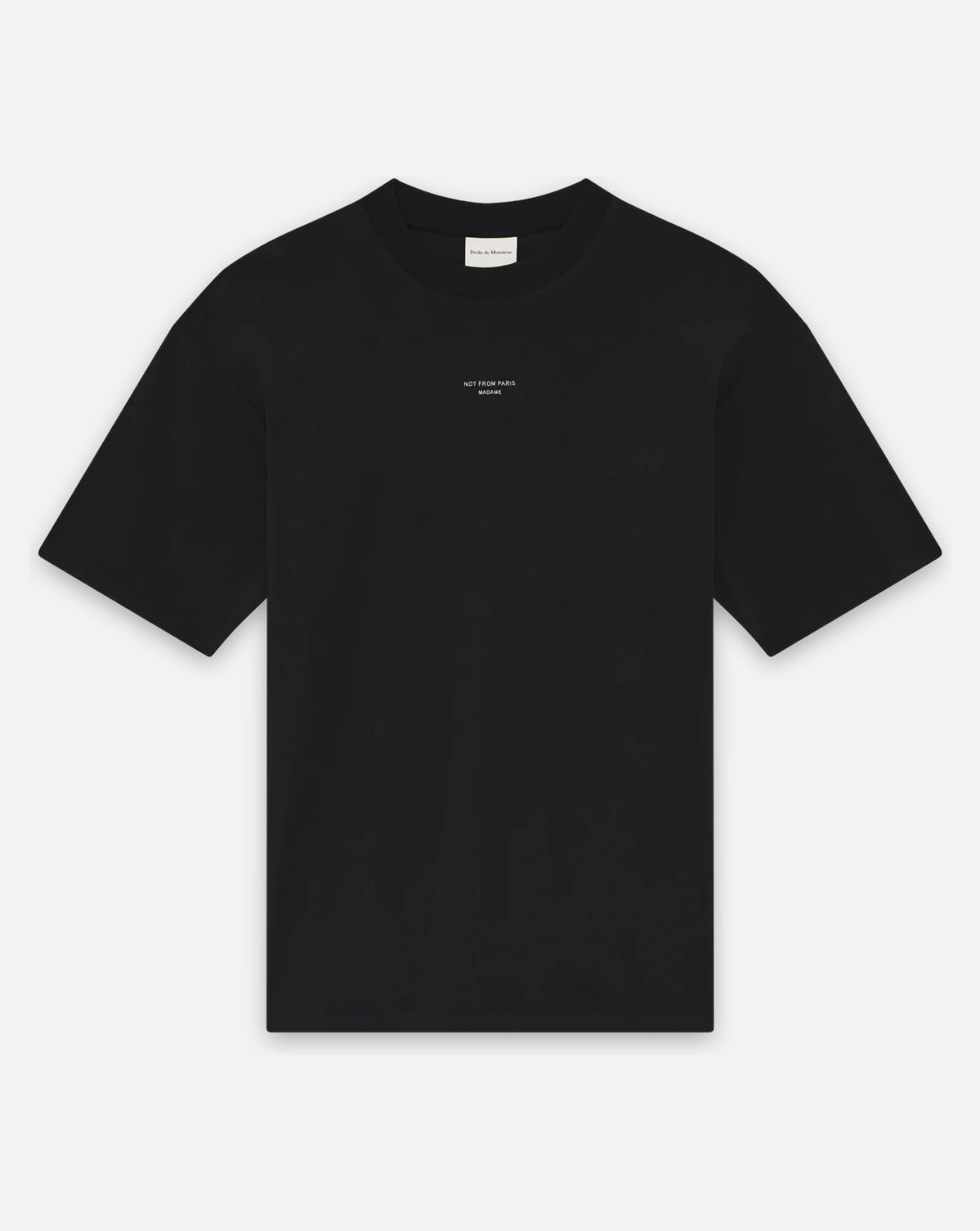 Camiseta Drole de Monsieur Classic Slogan T-shirt TS202 CO002 BL DROLE DE MONSIEUR