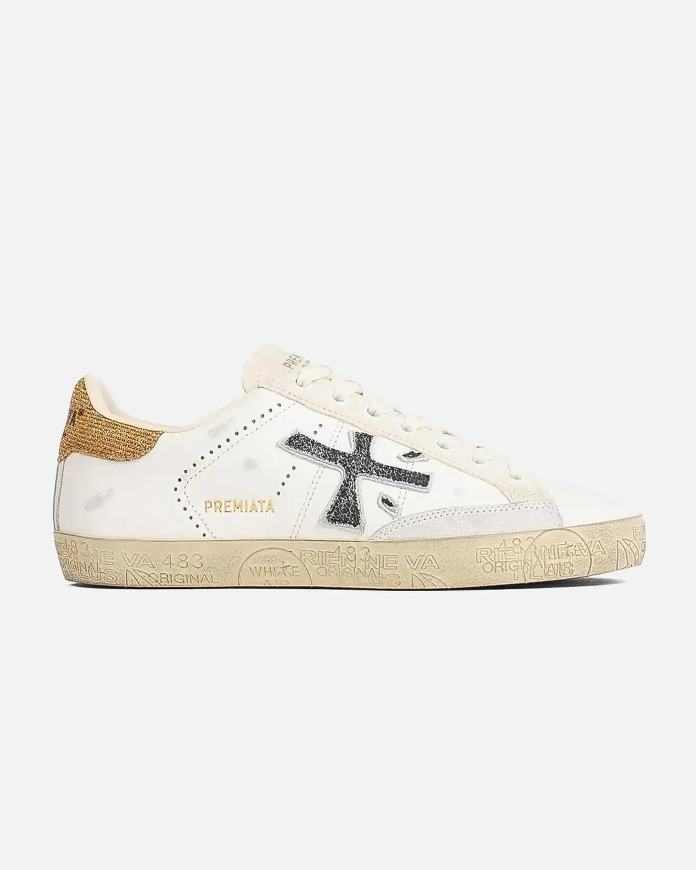 Zapatillas Premiata Stevend Var 6664 STEVEND 6664 WHITE/BEIGE/GOLD PREMIATA