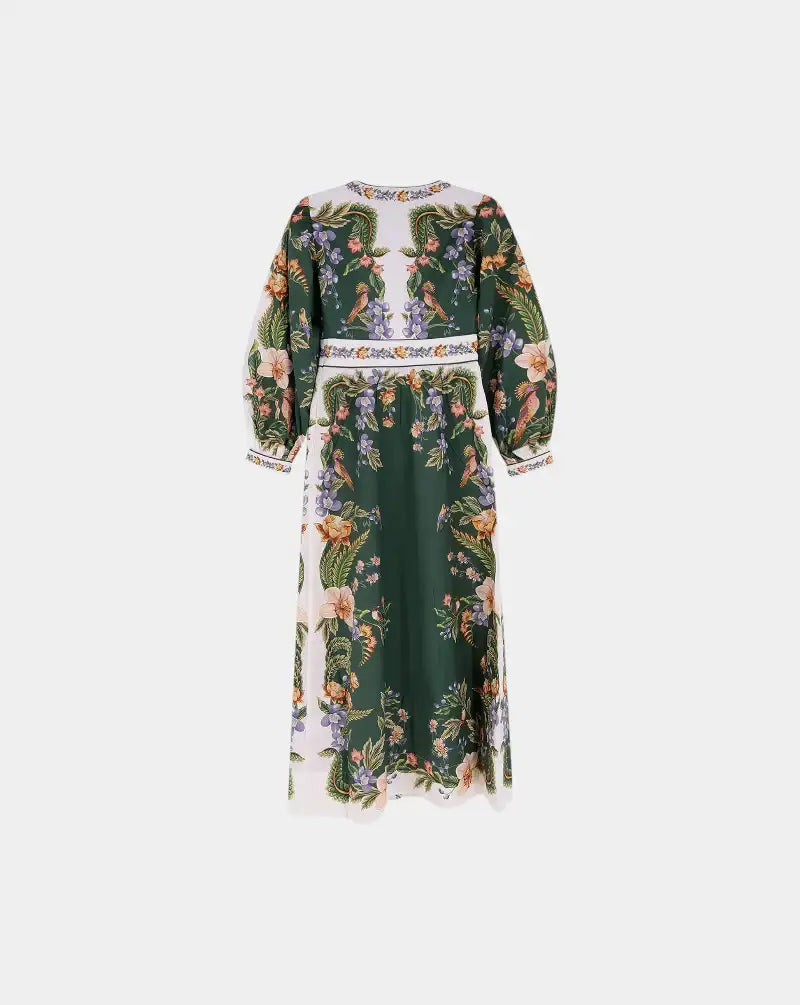 Vestido Farm Rio Nature Green Maxi Dress 353568 26067 FARM RIO