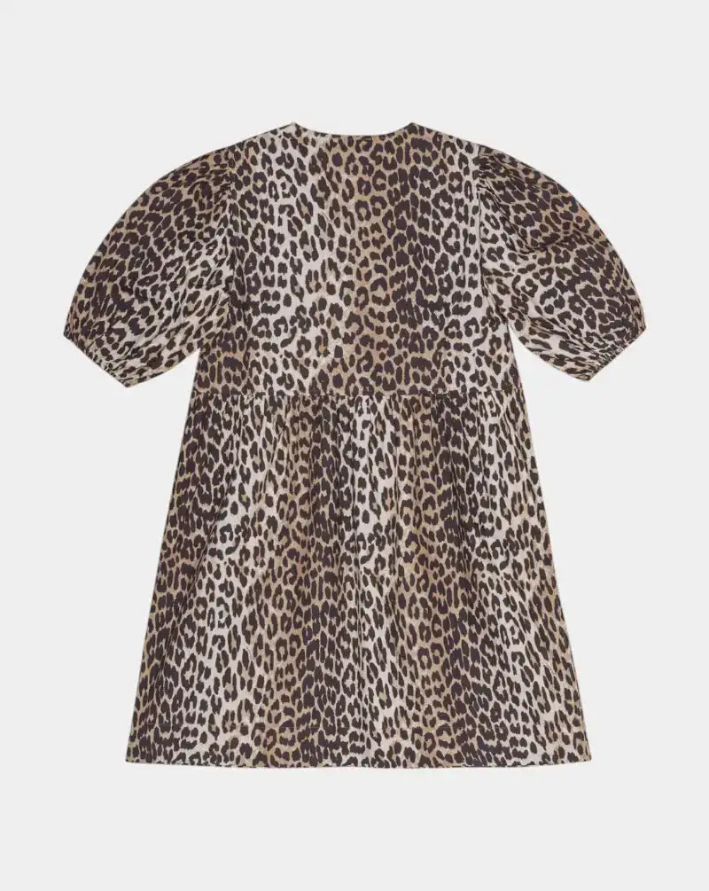 Vestido Gannii Leopard F9758 943 GANNI