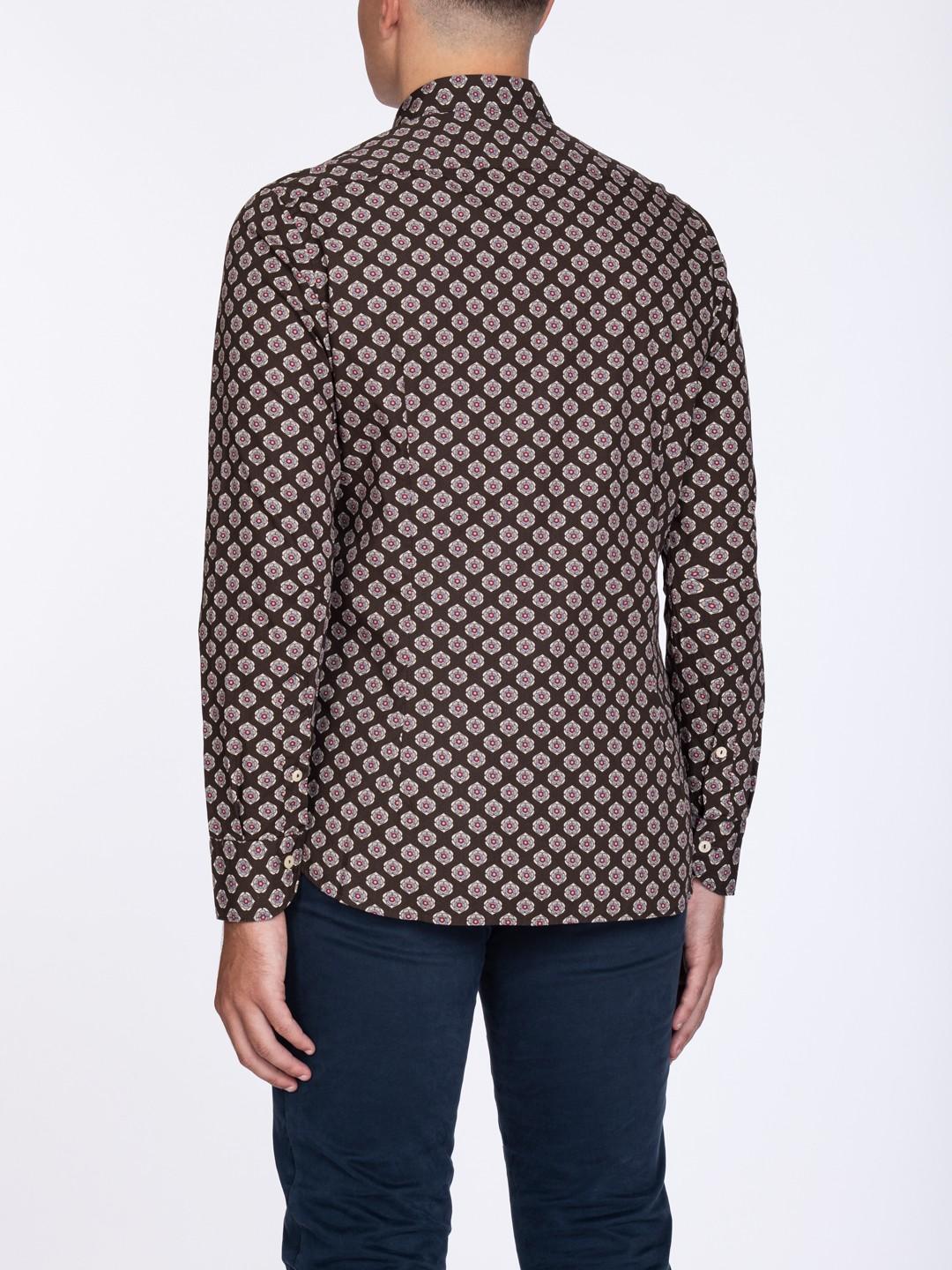 Camisa Tintoria Mattei Estampada 1U29NJWFR2 75 TINTORIA MATTEI