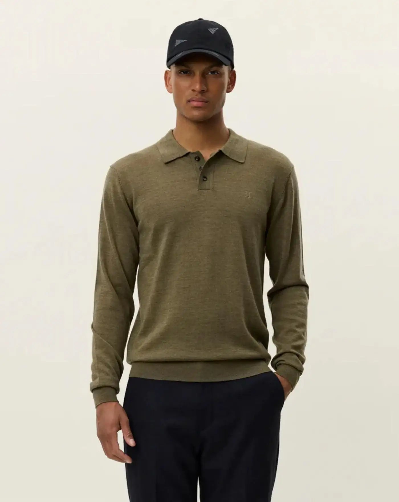 Jersey Les Deux Greyson Merino Polo Knit 1000407 537 LES DEUX
