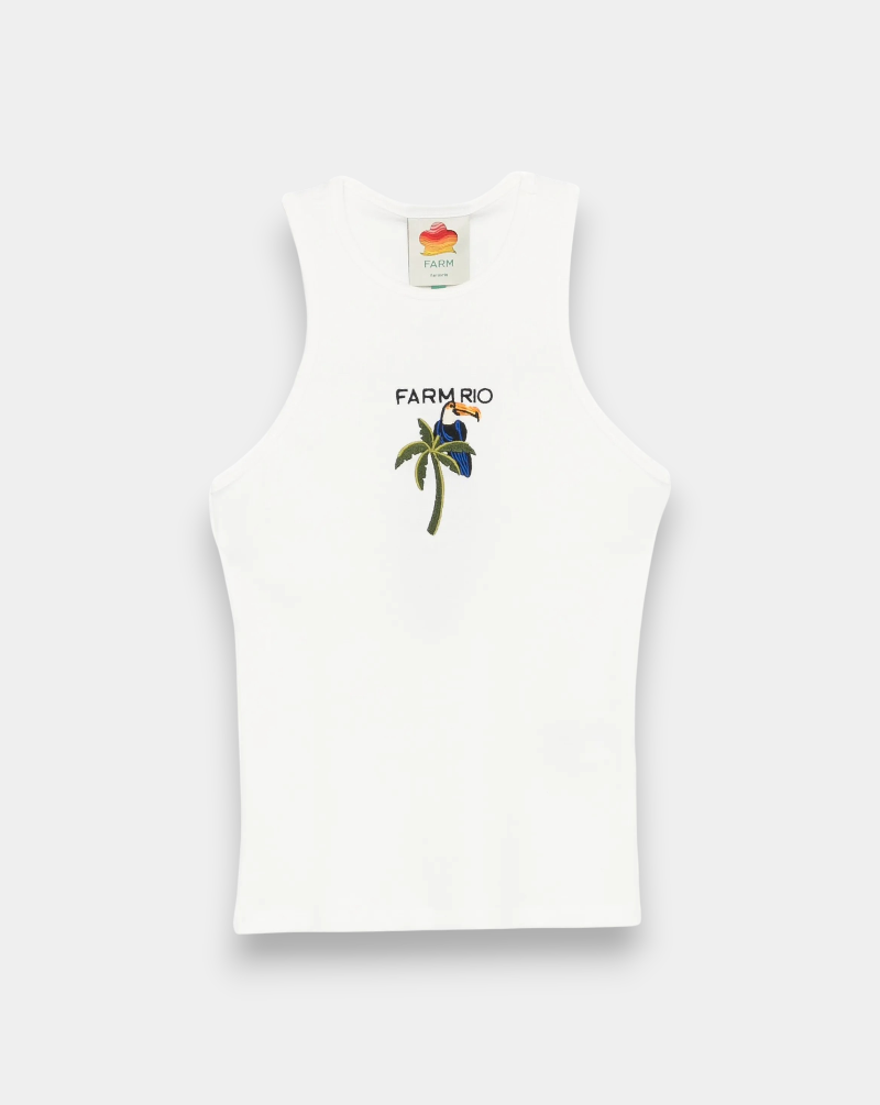 Top Farm Rio Tucanissimo Tank 349811 L0025 OFF-WHITE FARM RIO