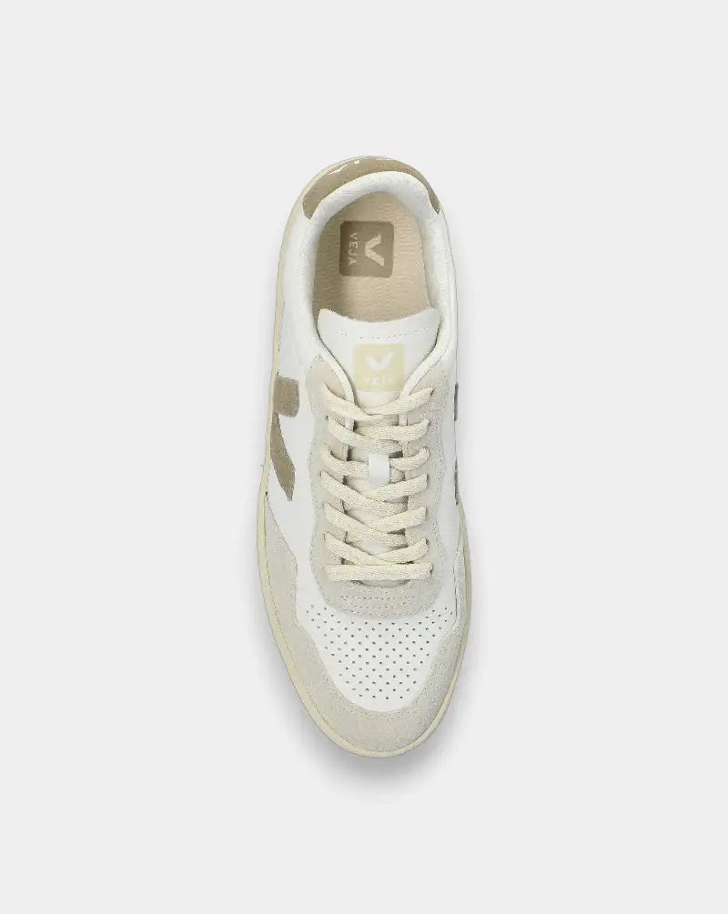 Zapatillas Veja V-90 O.T. Leather Extra White Taupe VD2020909A WHITE-TAUPE VEJA