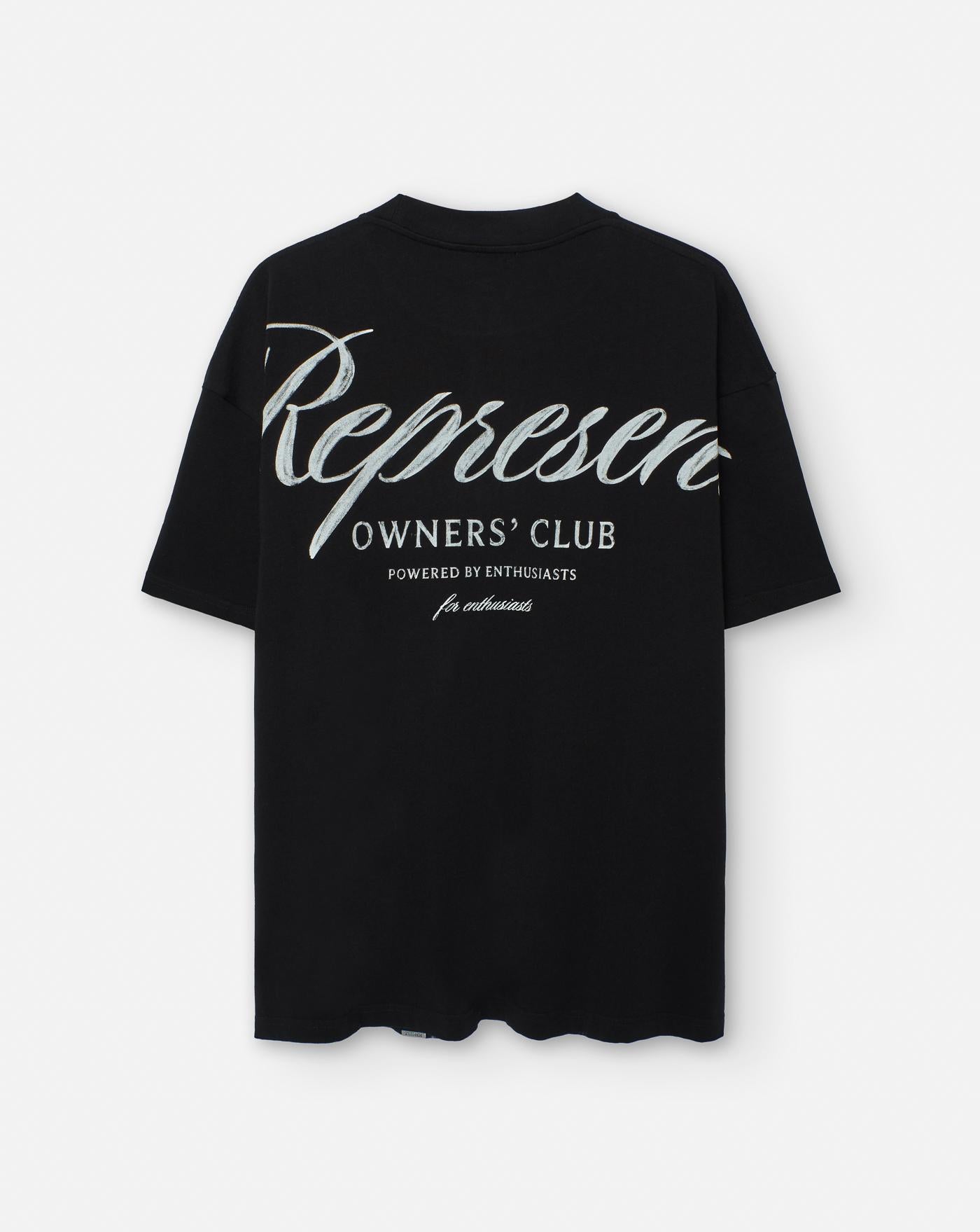 Camiseta Represent Owners Club Script OCM41201 001BLACK REPRESENT