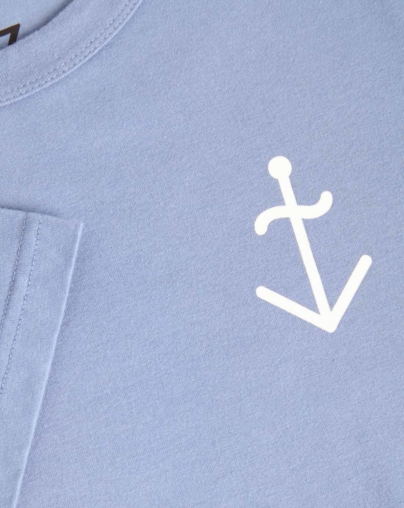 Camiseta La Paz Dantas Logo SS260080220 INDIGO / OFF-WHITE LOGO LA PAZ
