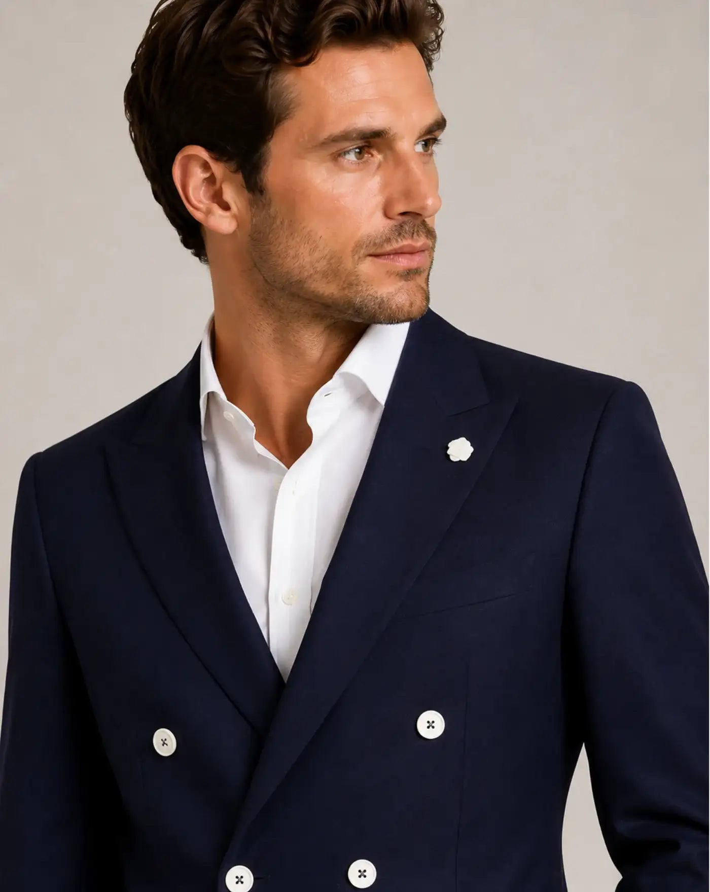 Traje Ramon Sanjurjo Cruzado 8131-8060-30 NAVY RAMON SANJURJO