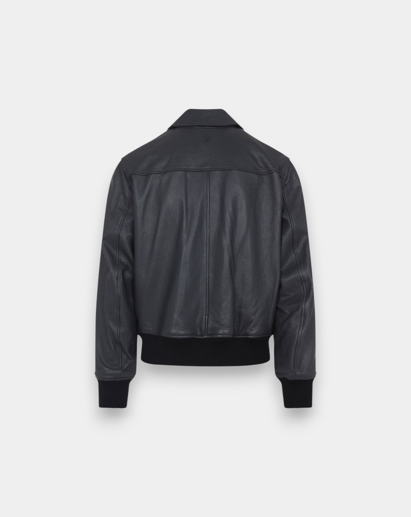 Chaqueta Ami Paris Leather Zipped HJK850LH0044 020 AMI PARIS