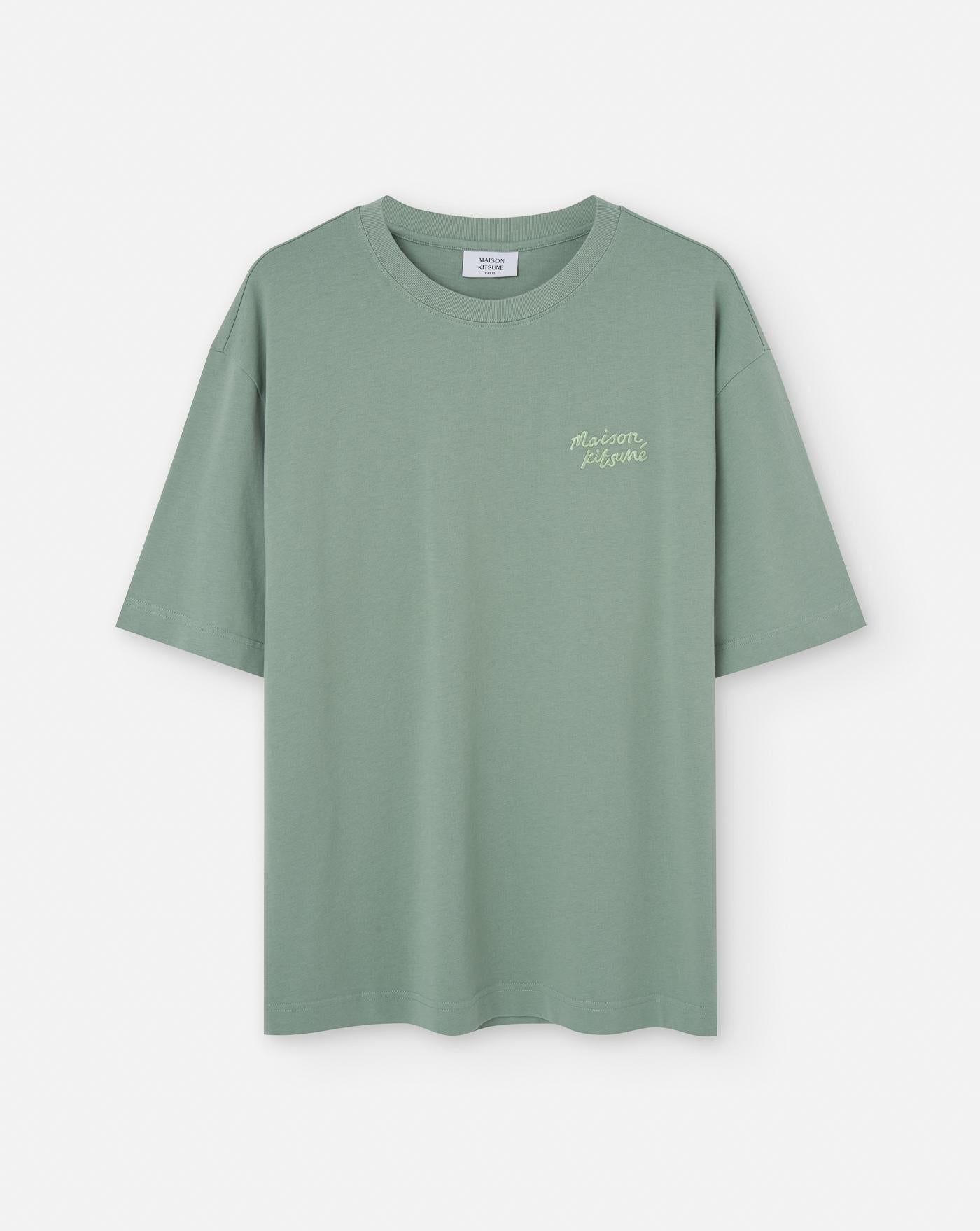 Camiseta Maison Kitsuné Handwritting OM00123KJ0119 0078 MAISON KITSUNE