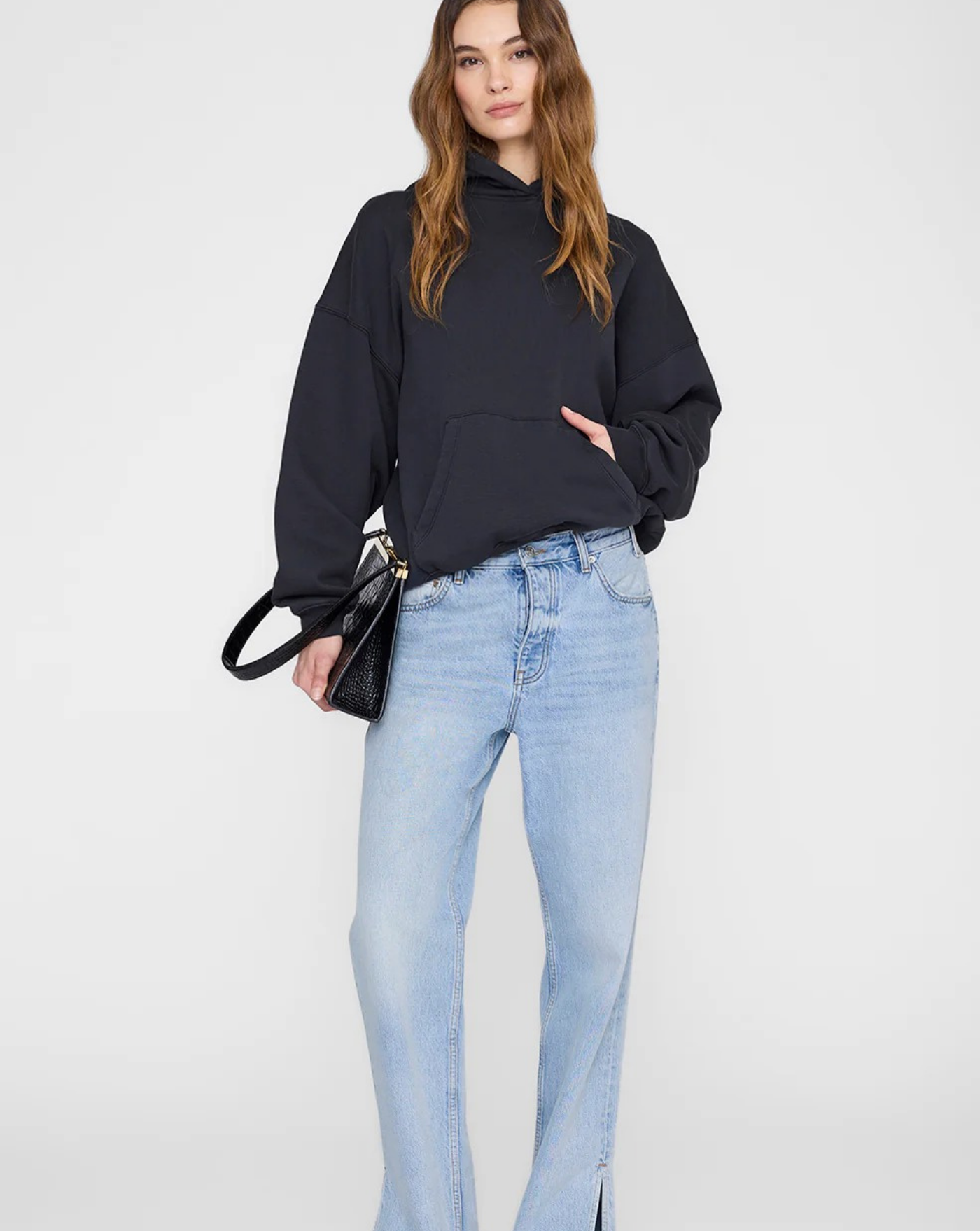 Sudadera Anine Bing Harvey Sweatshirt Stencil A0812095 VTG3VINTAGE BLACK ANINE BING