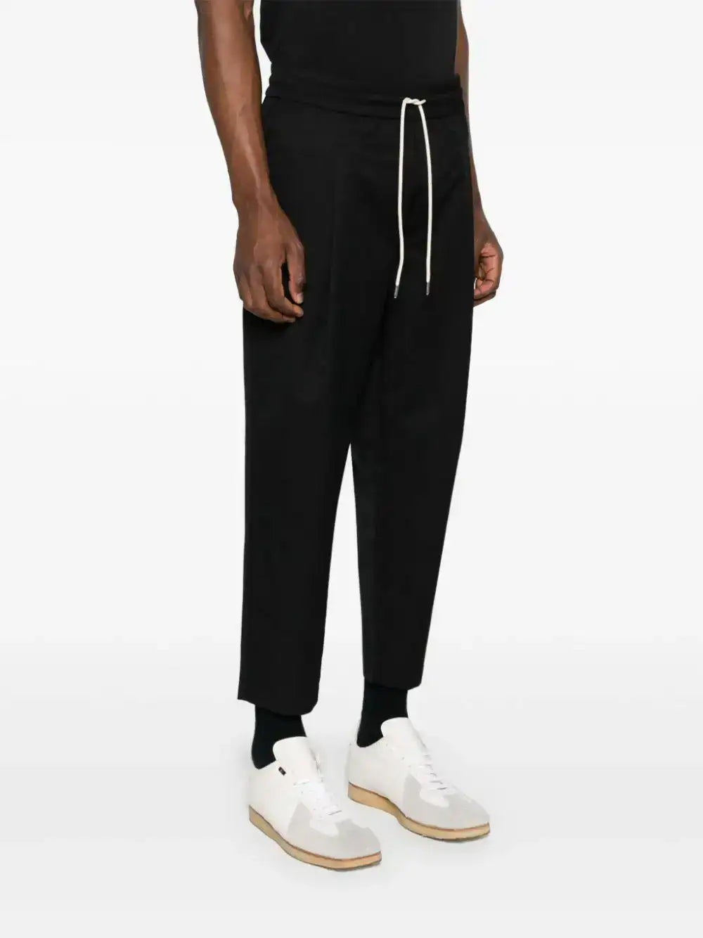 Pantalon Drole de Monsieur Le Cropped BP167 PL127 BL BLACK DROLE DE MONSIEUR