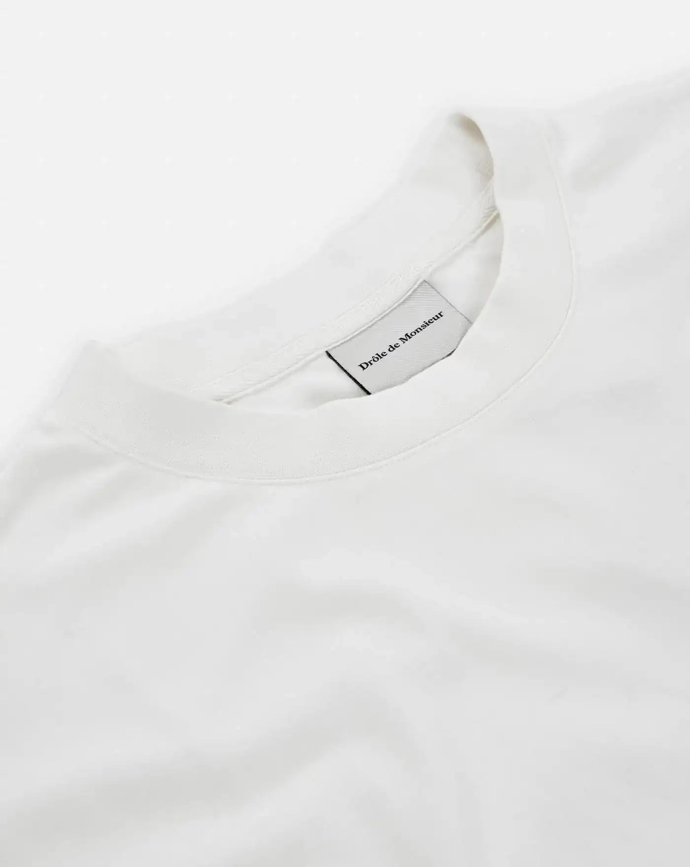 Camiseta Drole de Monsieur Le T-Shirt Slogan Cursive TS209 CO002 OW DROLE DE MONSIEUR