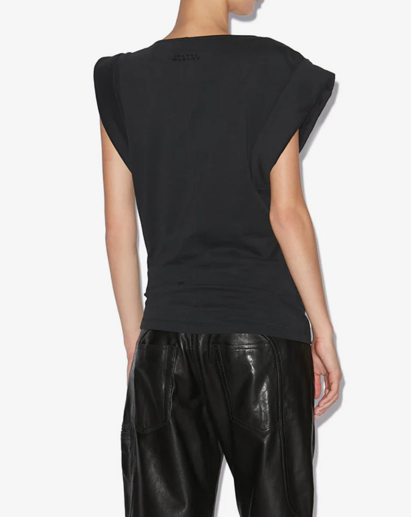 Camiseta Isabel Marant Maisan TS0207FAA1N41I 01BK ISABEL MARANT