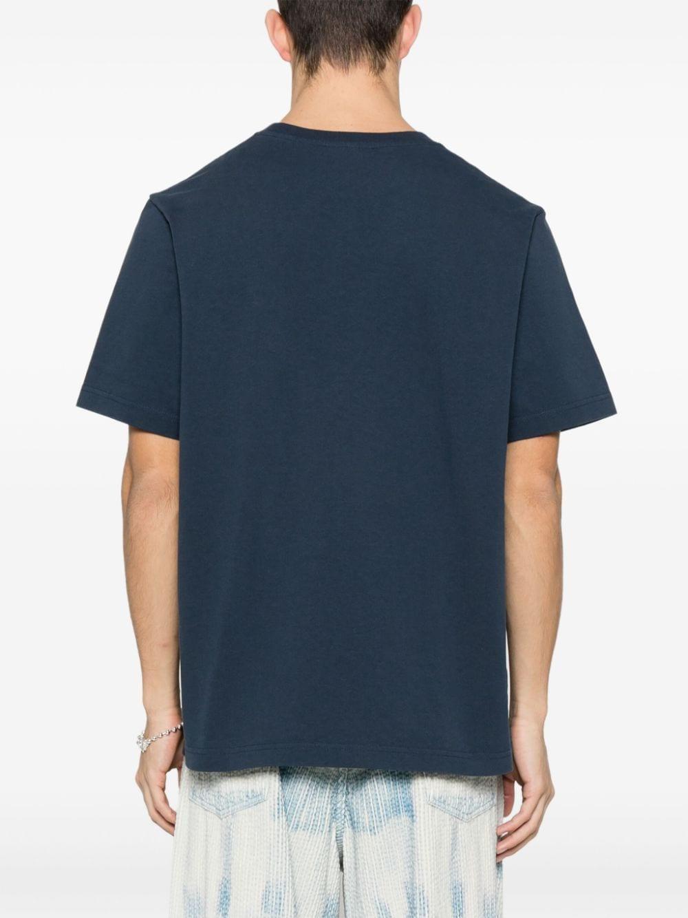 Camiseta Maison Kitsune Handwriting OM00123KJ0119 P476 MAISON KITSUNE