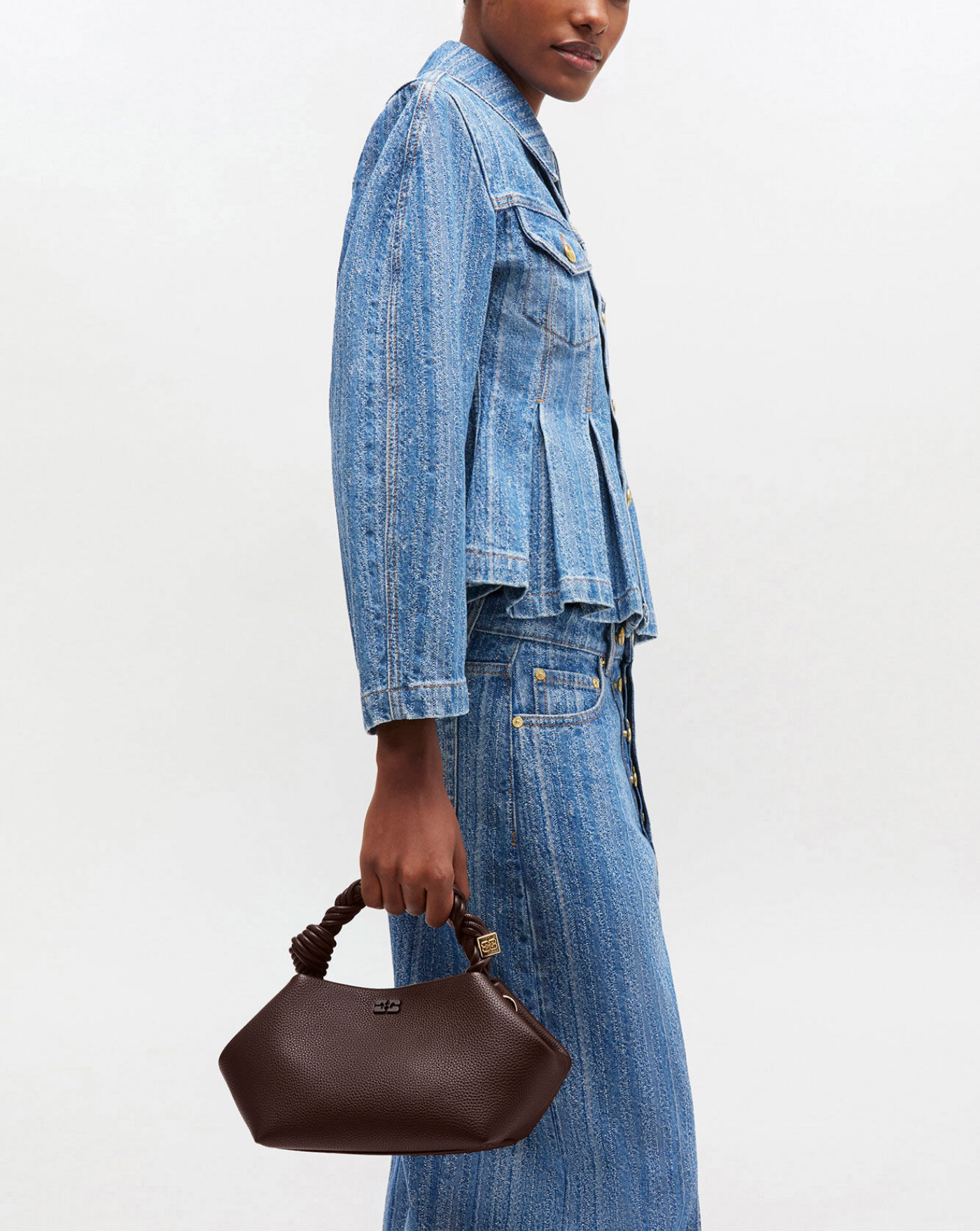 Bolso Ganni Bou Bag Small Grained A7274 979 GANNI