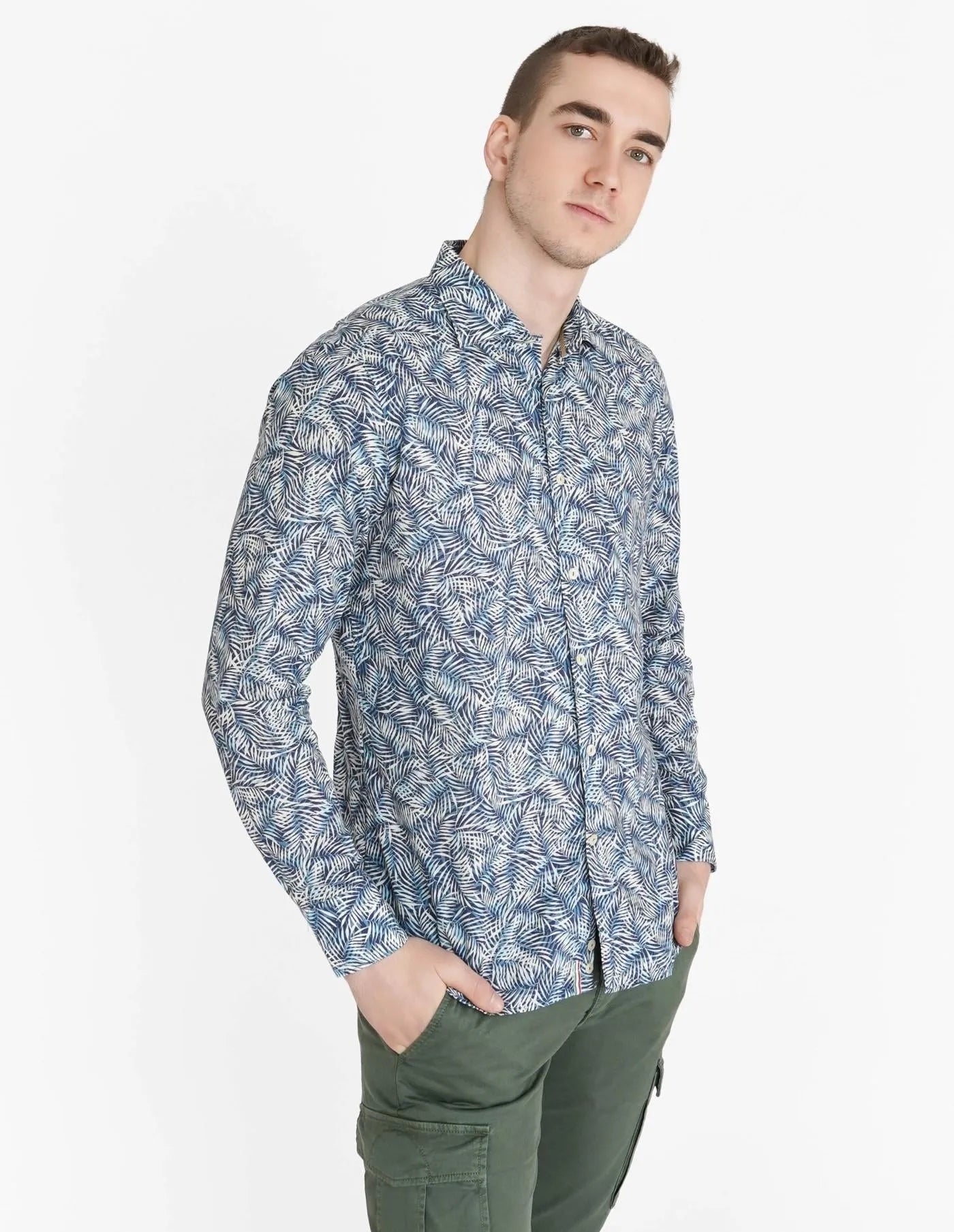 Camisa Tintoria Mattei Estampado 1RF4NJWFD4 88 TINTORIA MATTEI