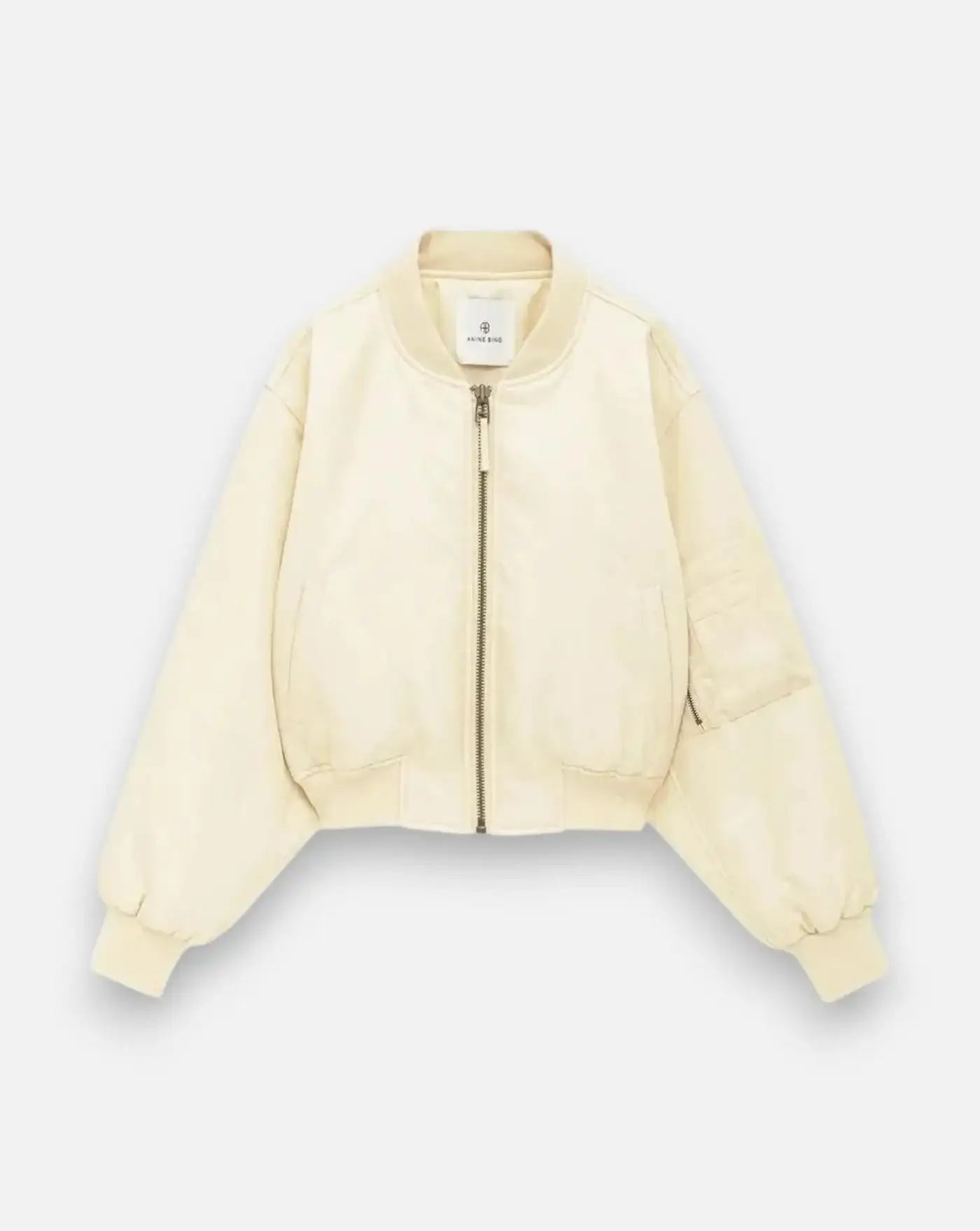 Chaqueta Anine Bing Cropped Leon Bomber A0112156CRM02 BUTTER YELLOW ANINE BING